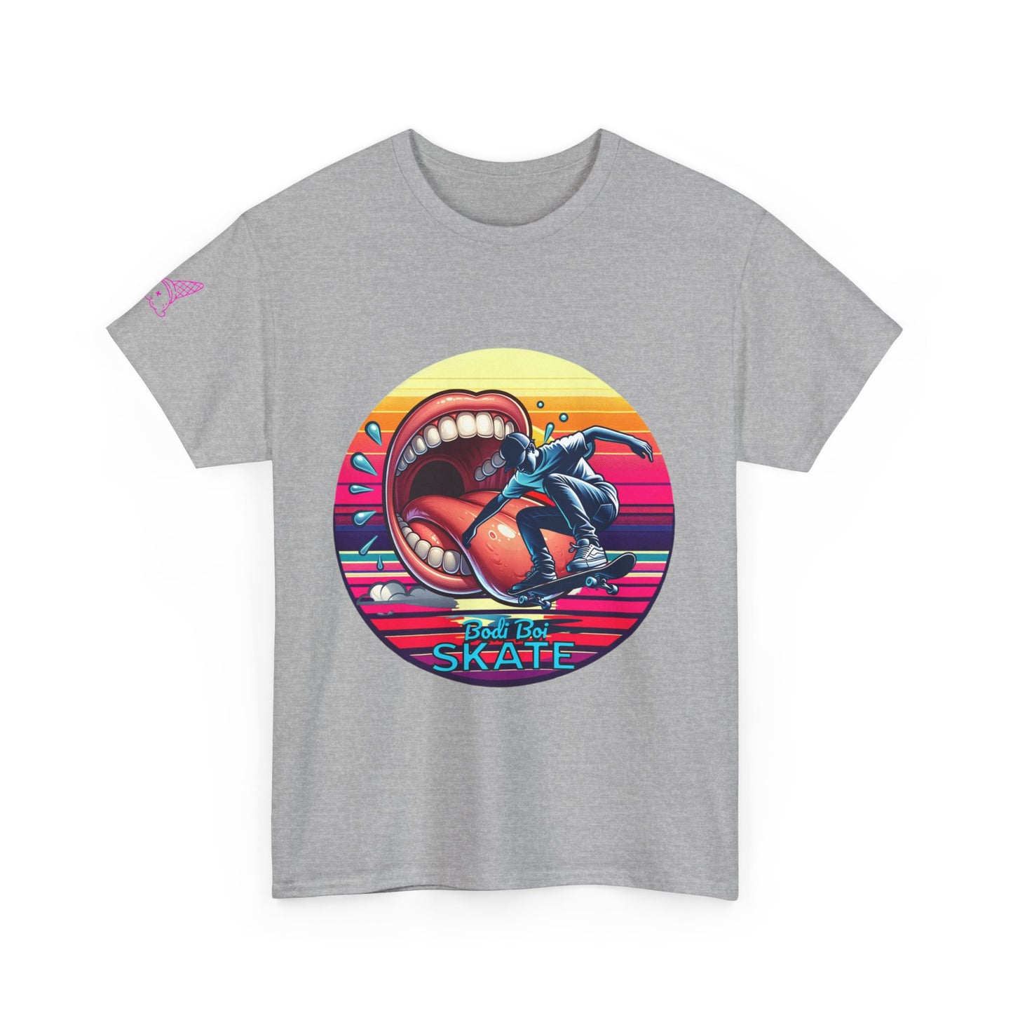 Retro Skate Graphic Tee, Fun Streetwear, Unisex Cotton Shirt for Skaters, Gift for Skate Lovers, Men's and Women's Tee
