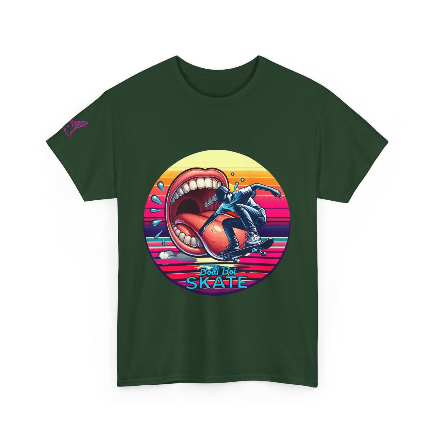 Retro Skate Graphic Tee, Fun Streetwear, Unisex Cotton Shirt for Skaters, Gift for Skate Lovers, Men's and Women's Tee