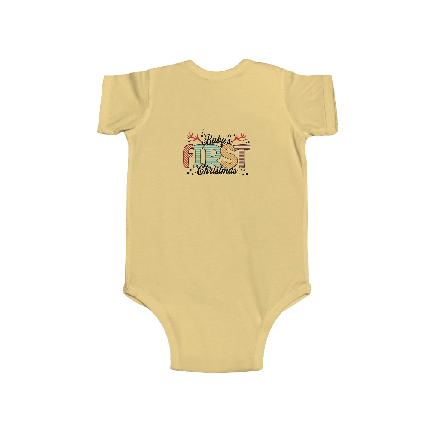 Baby's First Christmas Bodysuit, Infant Christmas Outfit, Holiday Baby Onesie, Cute Baby Gift, First Christmas Keepsake
