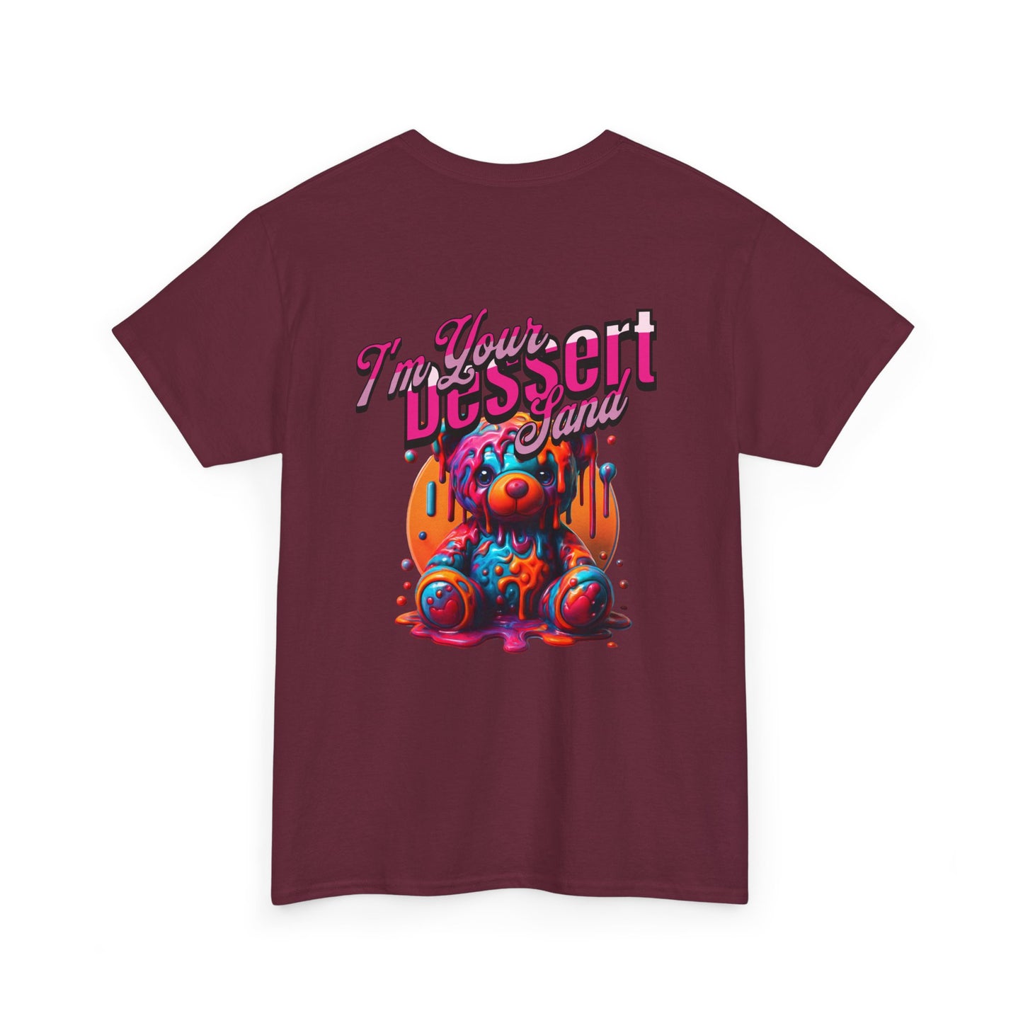 Whimsical Unisex Tee with Dessert Design, Fun Graphic Shirt for Parties, Casual Wear, Gift for Food Lovers, Cute Apparel
