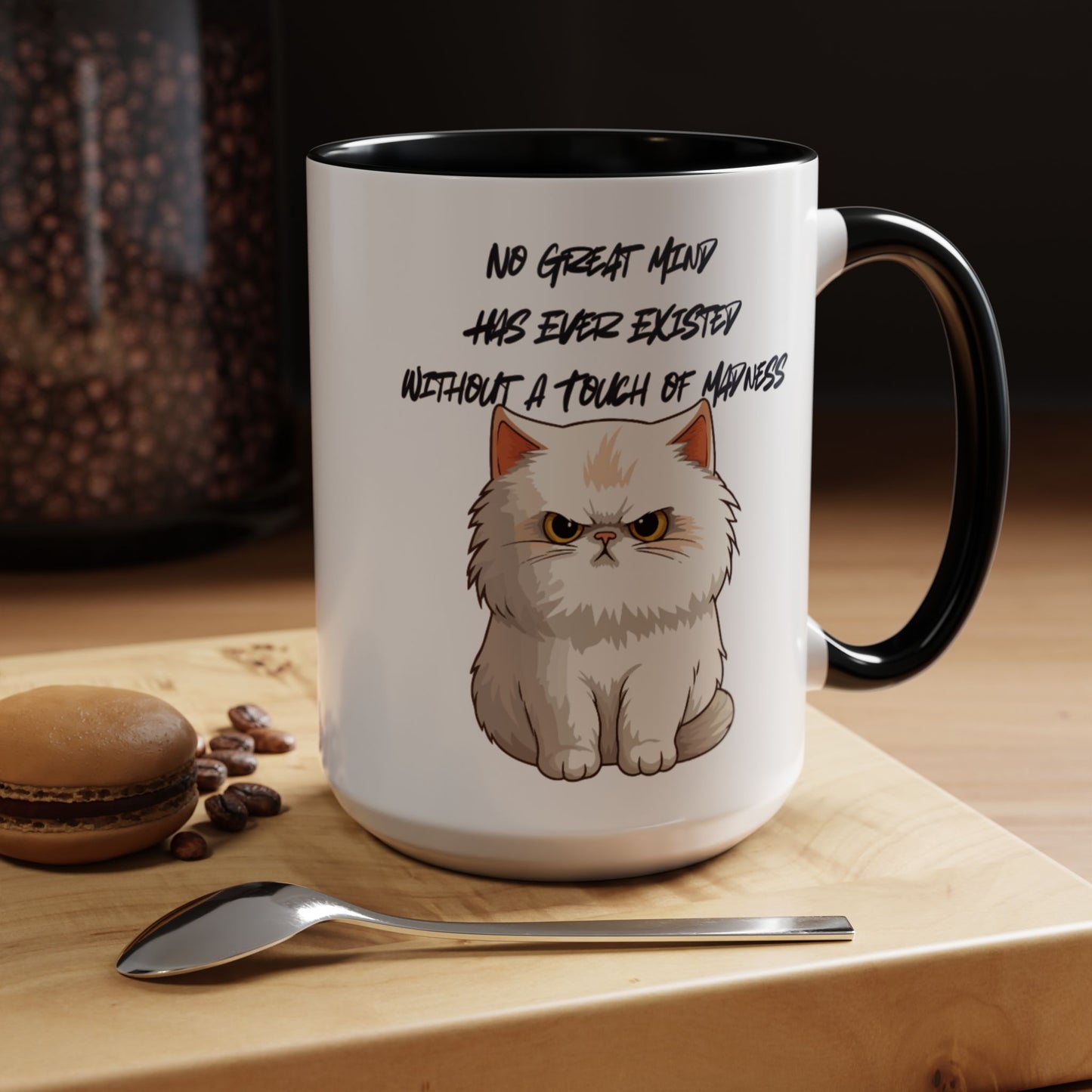 Funny Cat Quote Coffee Mug | Gift for Cat Lovers | Unique Tea Cup | Pet Owner Present | Cute Kitchen Decor | Humorous Mug