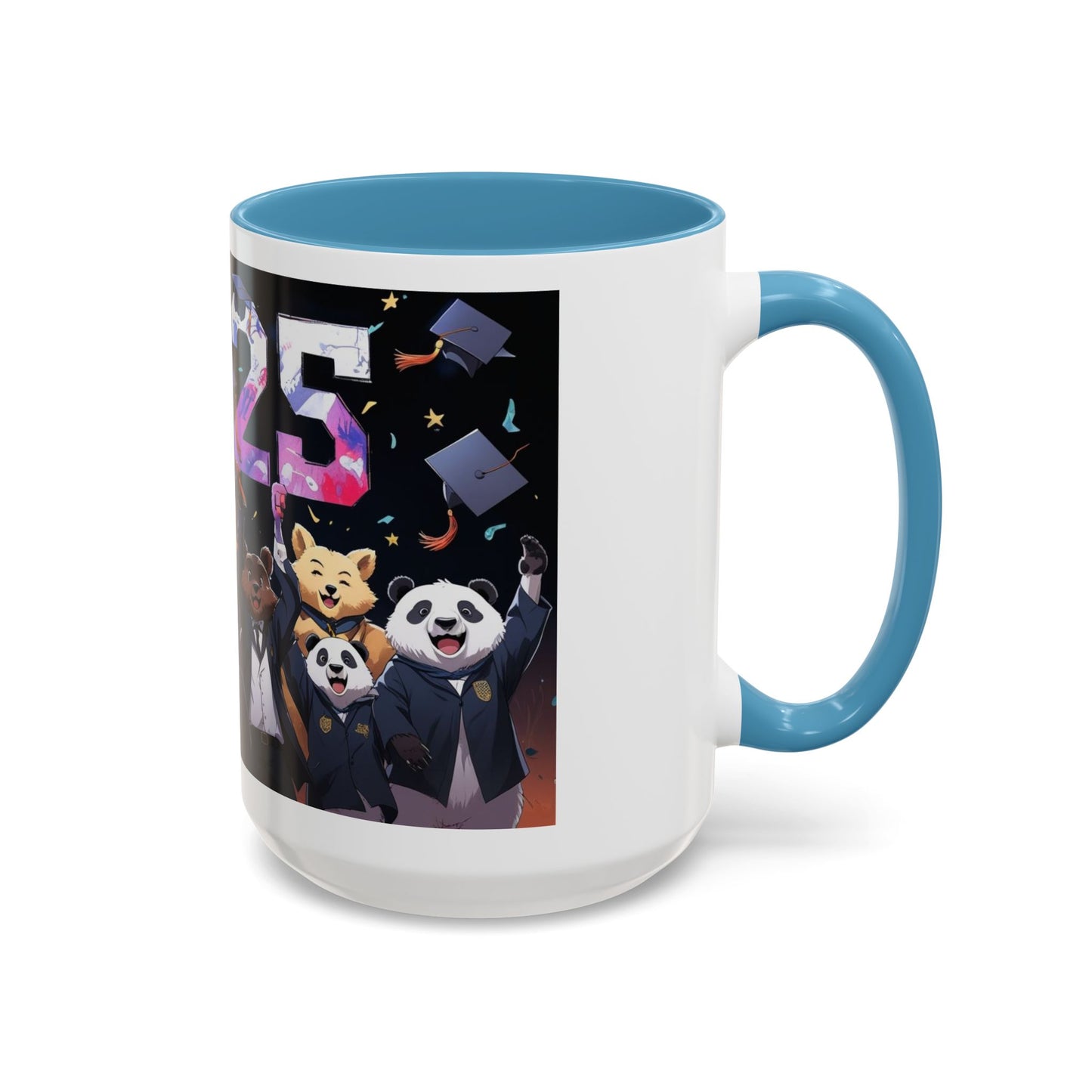 Anime Animals Graduation Celebration Coffee Mug, Funny Animal Graduation Mug, Custom Graduate Gift, Class of 2025 Mug, Unique Graduation Present