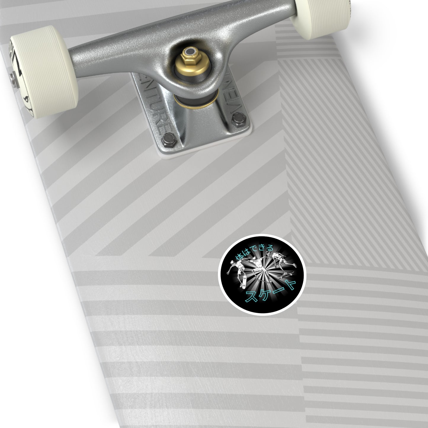 Skateboard Skeleton Stickers, Cool Retro Designs for Skate Enthusiasts, Waterproof Art for Laptops, Journals, and More