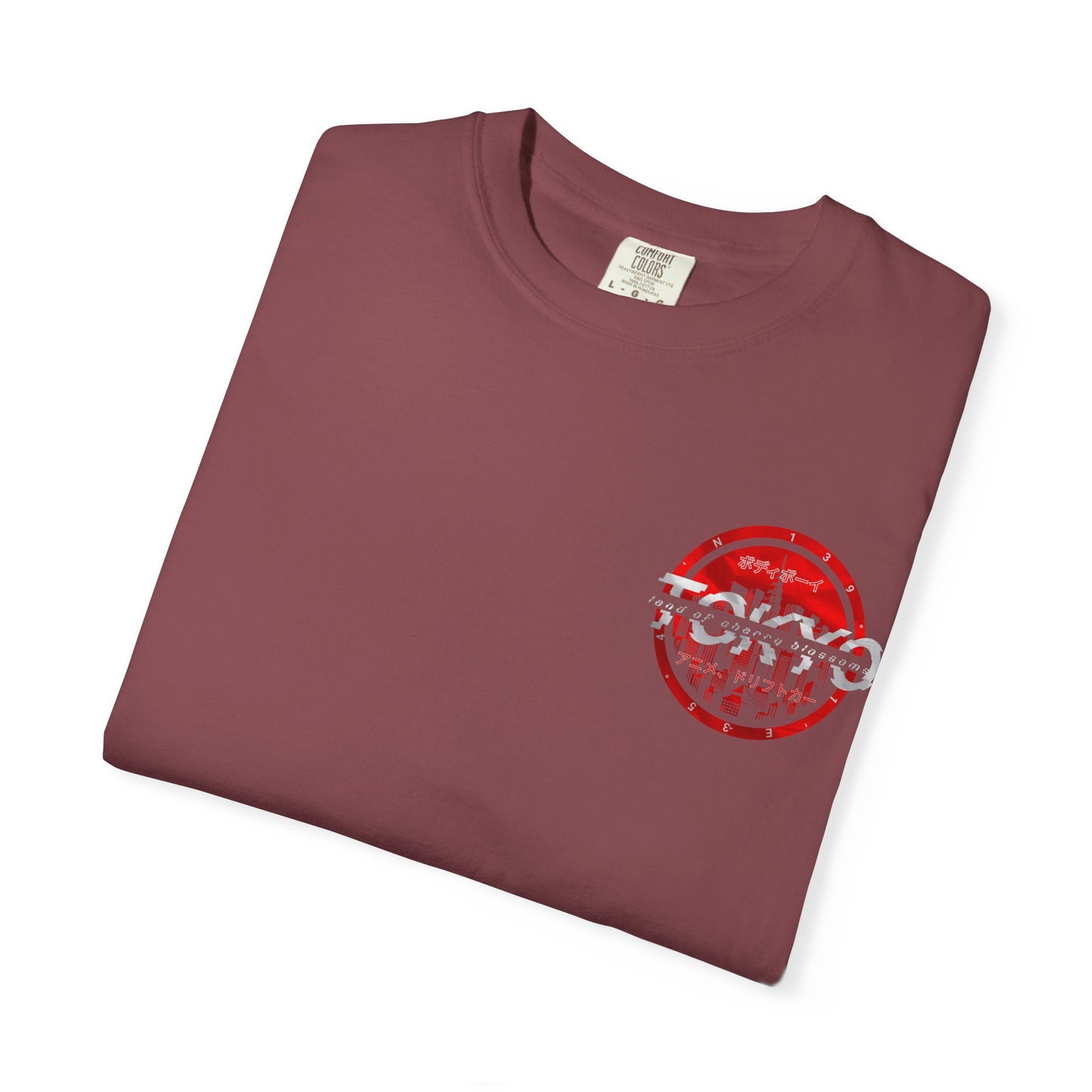 Bodi boi Garment-Dyed T-Shirt, Trendy Streetwear Tee, Travel Souvenir Shirt, Casual Wear, Gift for Tokyo Lovers