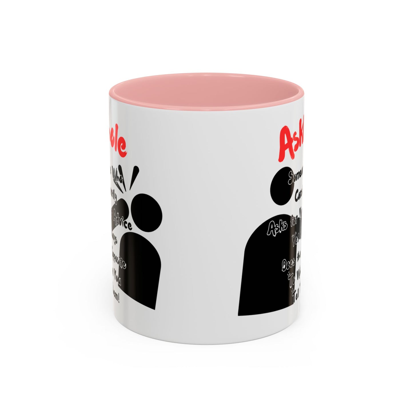 Humorous Askhole Coffee Mug, Funny Gift for Askholes, Quirky Tea Mug, Gift for Friends, Office Humor Mug