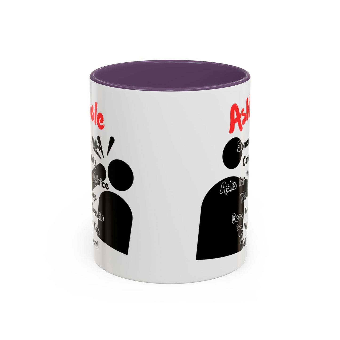 Humorous Askhole Coffee Mug, Funny Gift for Askholes, Quirky Tea Mug, Gift for Friends, Office Humor Mug