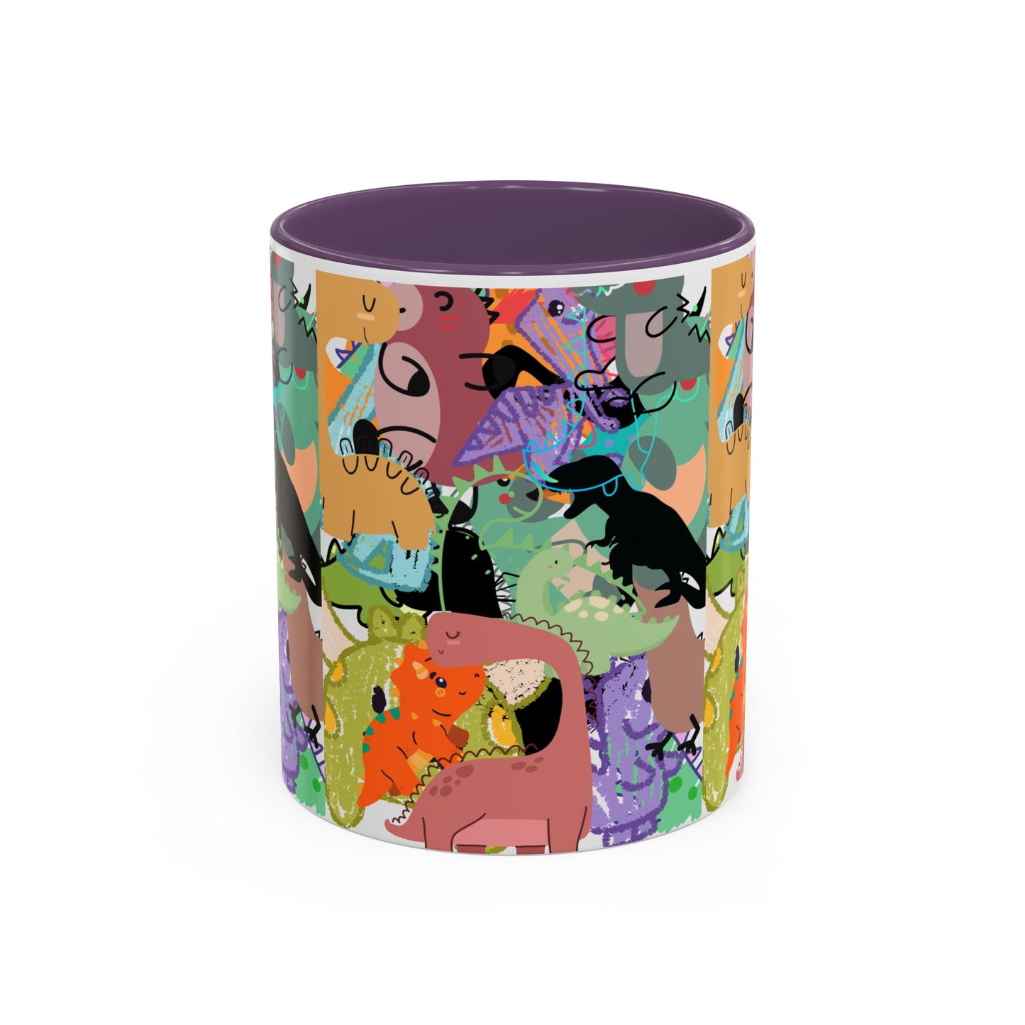 Vibrant Animal Pattern Coffee Mug, Fun Animal Mug, Colorful Mug Gift, Unique Coffee Cup, Quirky Cat Mug, Animal Lovers Drinkware