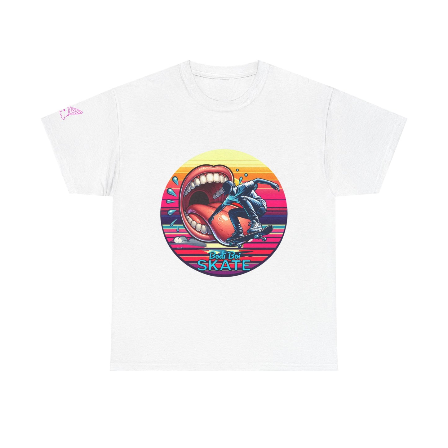 Retro Skate Graphic Tee, Fun Streetwear, Unisex Cotton Shirt for Skaters, Gift for Skate Lovers, Men's and Women's Tee