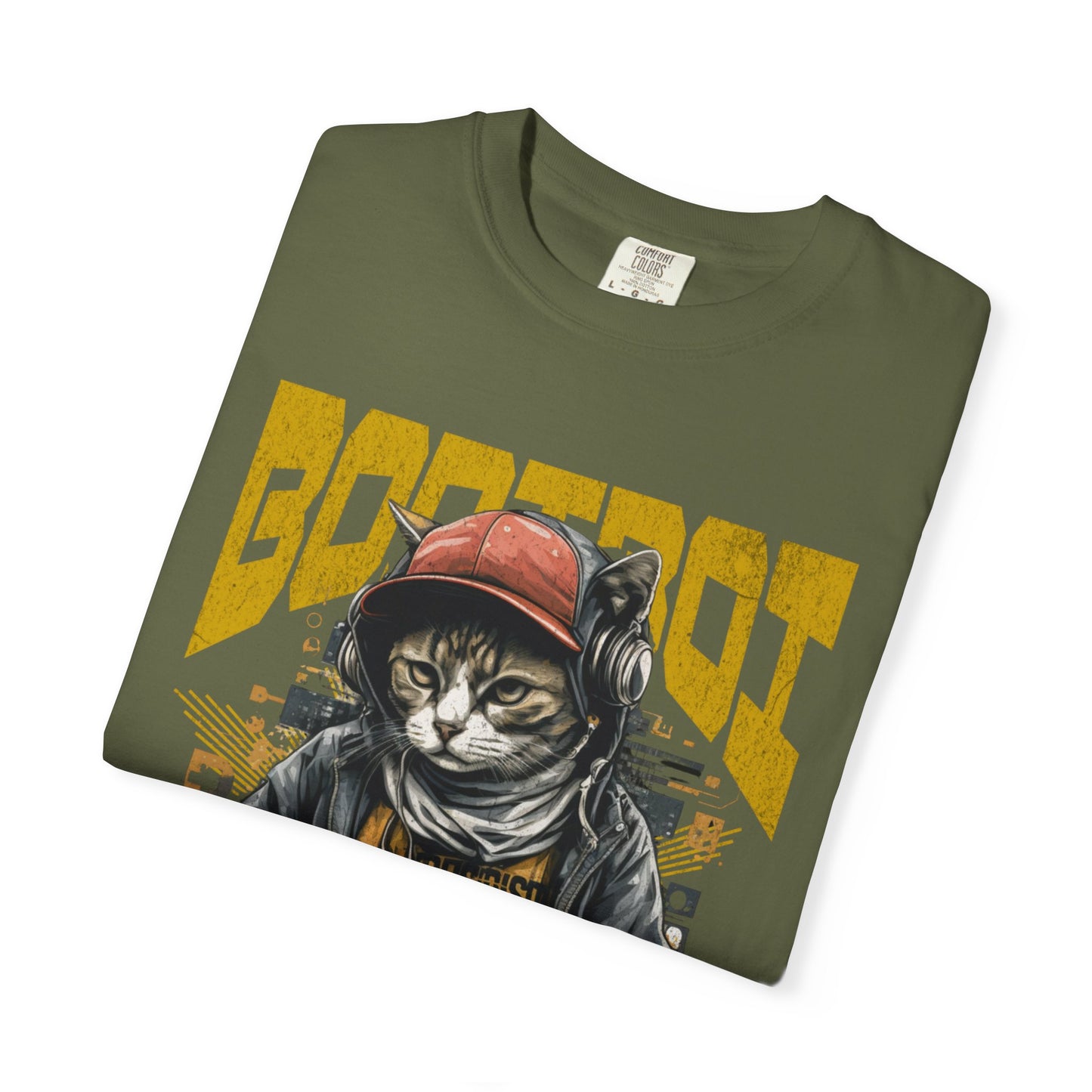 Bodi boi Unisex Vintage Style T-Shirt, Trendy Apparel for Cat Lovers, Casual Wear, Unique Gift Idea