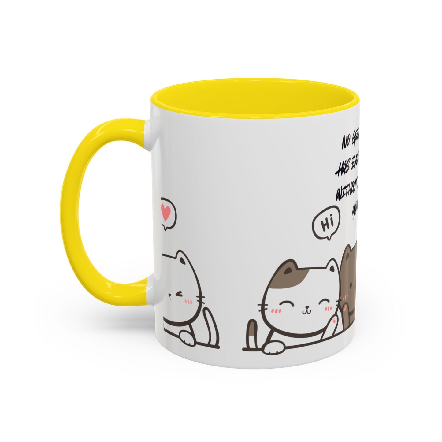 Cute Cat Quote Coffee Mug, Cat Lover Gift, Fun Kitchen Decor, Office Mug, Gift for Cat Moms, Whimsical Cat Theme