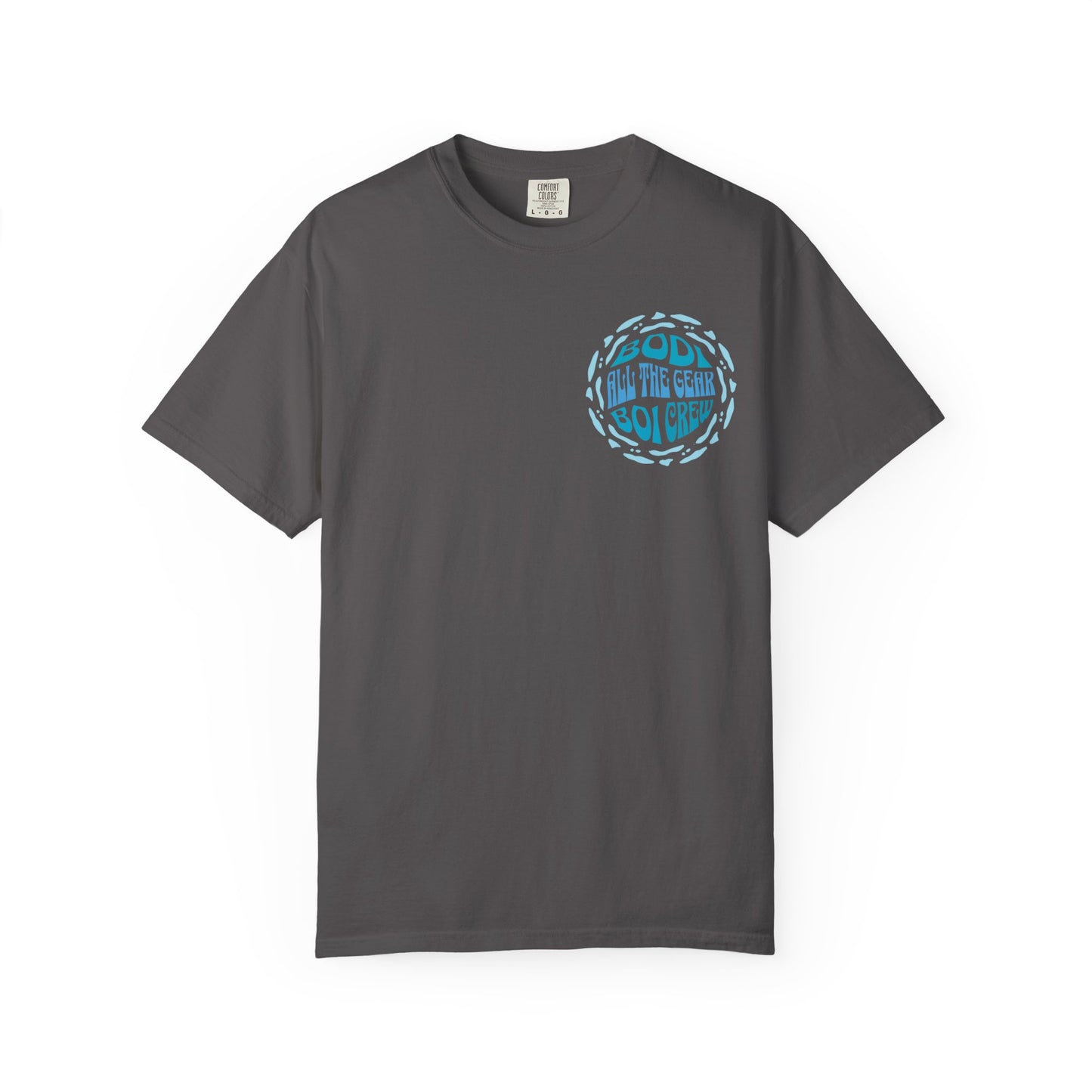 Bodi Gear Crew T-Shirt | Unisex Casual Graphic Tee for Outdoor Adventures, Gift for Him, Retro Style, Summer Vibe, Relaxed Fit