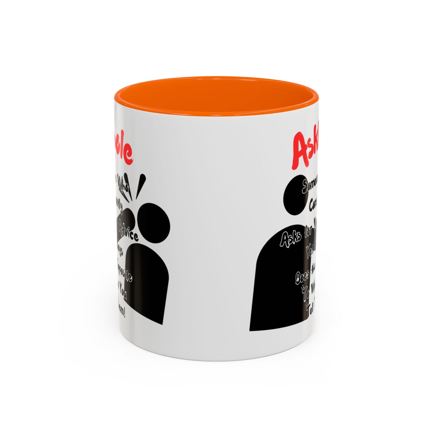 Humorous Askhole Coffee Mug, Funny Gift for Askholes, Quirky Tea Mug, Gift for Friends, Office Humor Mug