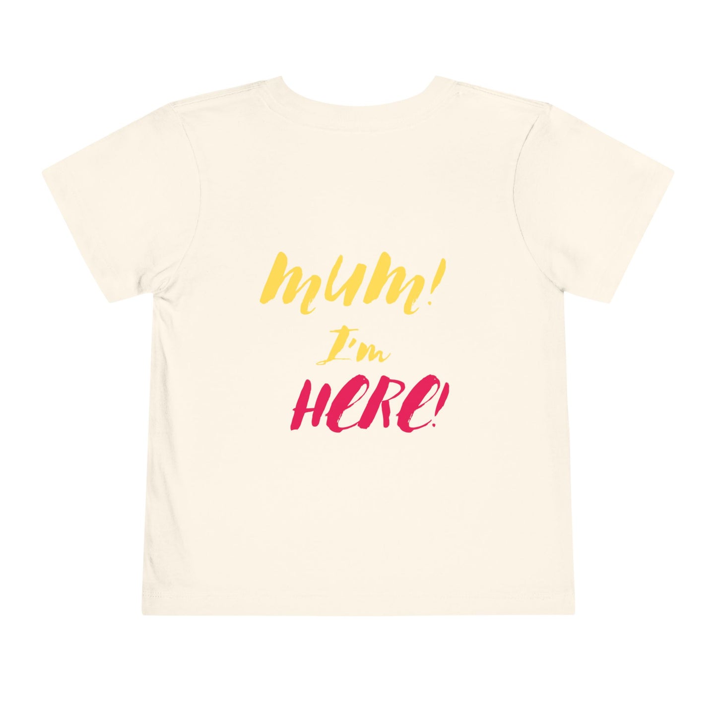 Toddler Short Sleeve Tee with Train and Mum slogans | Fun Kids T-Shirt for Playtime, Birthdays, Baby Showers, and Everyday Wear
