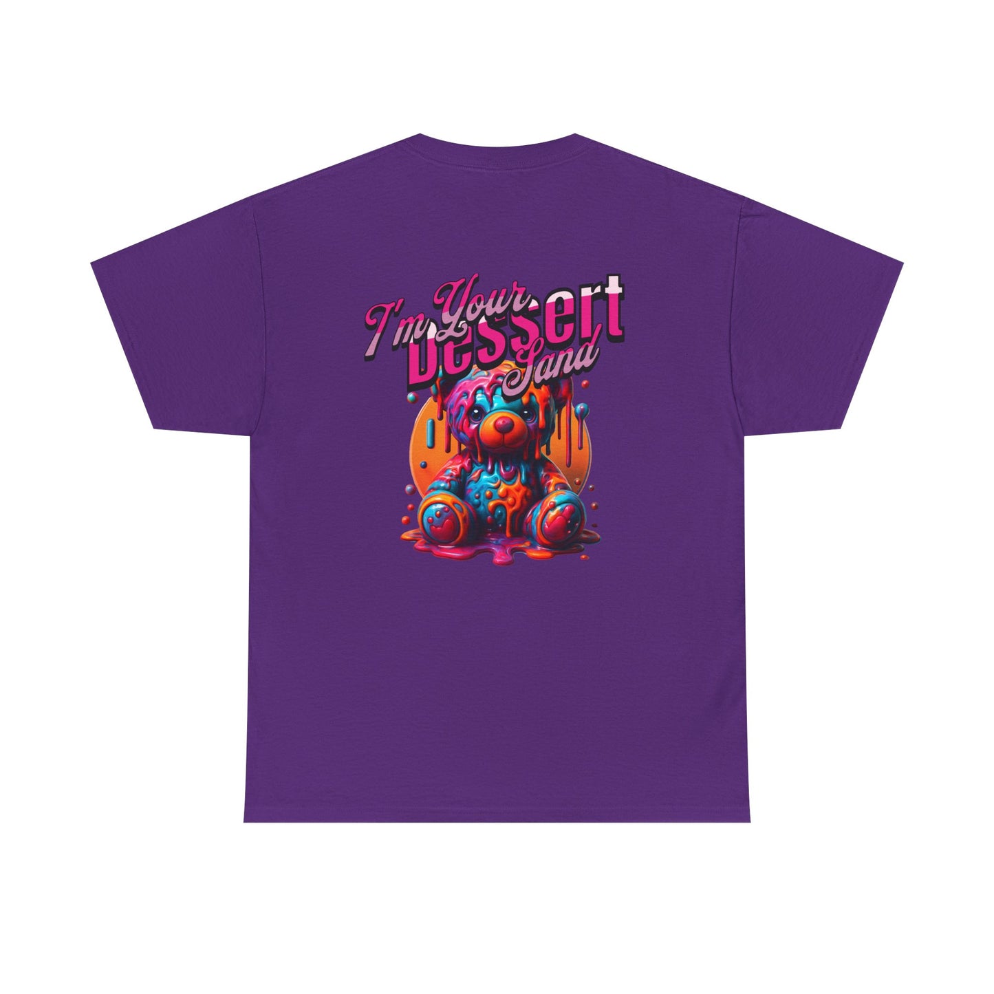 Whimsical Unisex Tee with Dessert Design, Fun Graphic Shirt for Parties, Casual Wear, Gift for Food Lovers, Cute Apparel