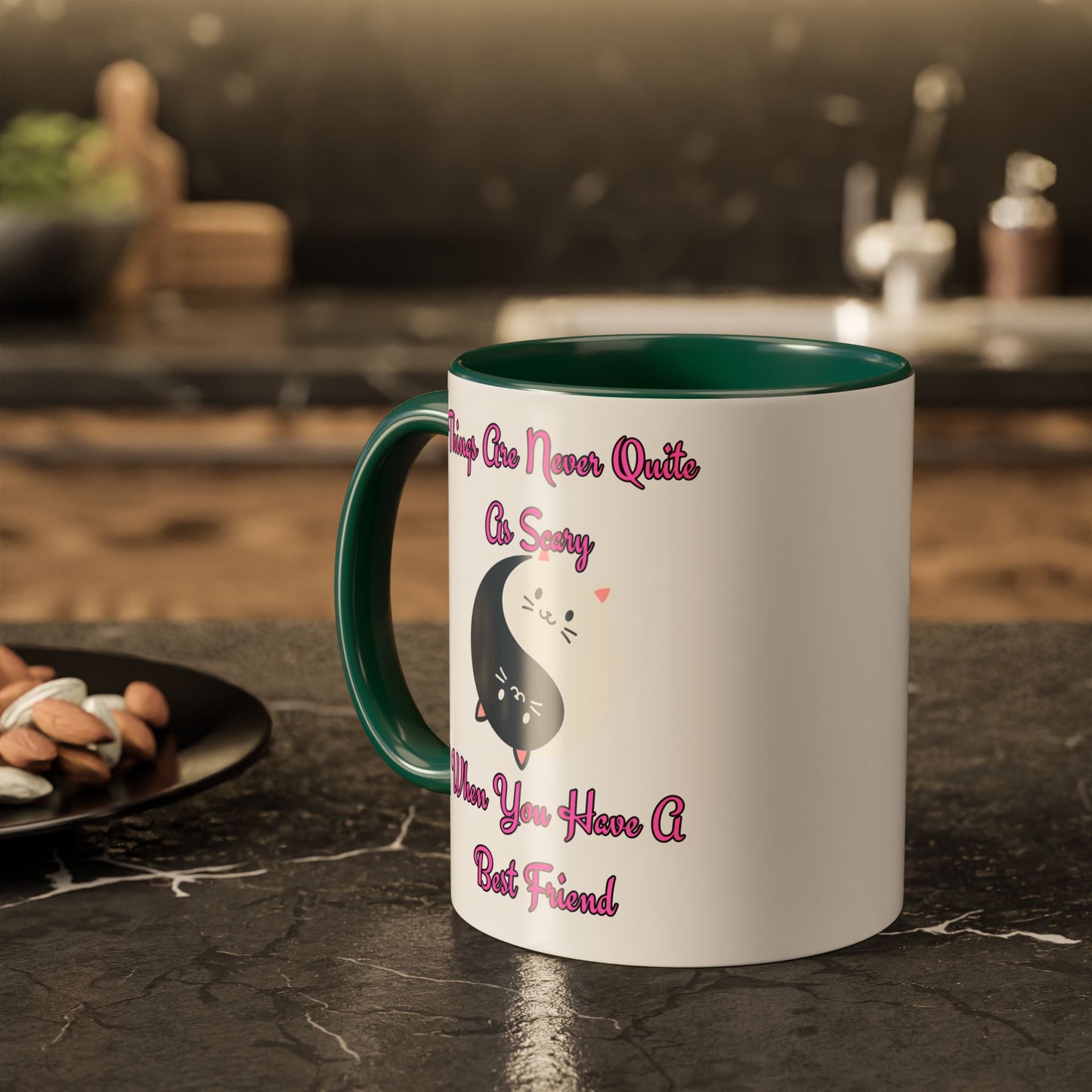Cute Best Friend Coffee Mug | Colorful Ceramic Mug for Friendship | Gift for Besties, Birthdays, Friendship Day, Cute Mug