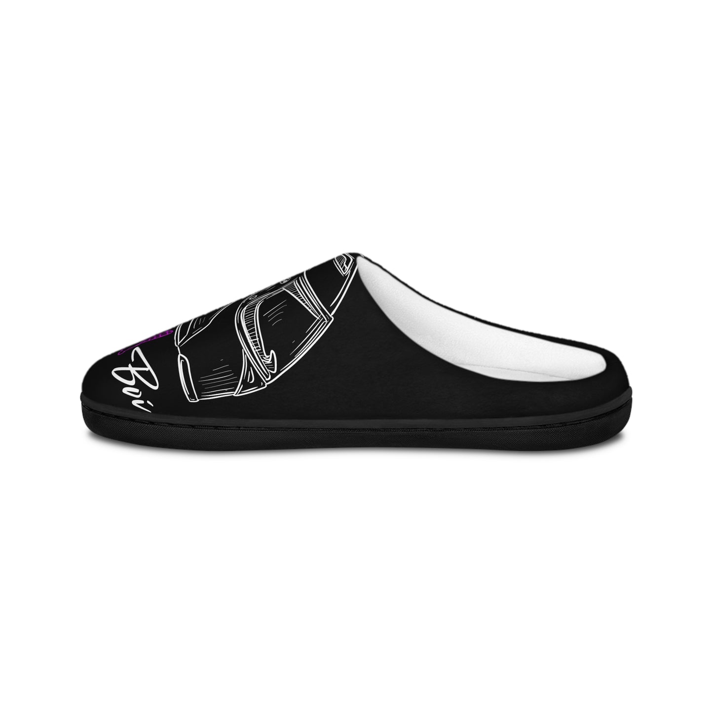 Stylish Men's Indoor Slippers Motor bike with Funky Design, Cozy Home Footwear, Gift for Him, Relaxation Slippers, Unique Decorative Slippers