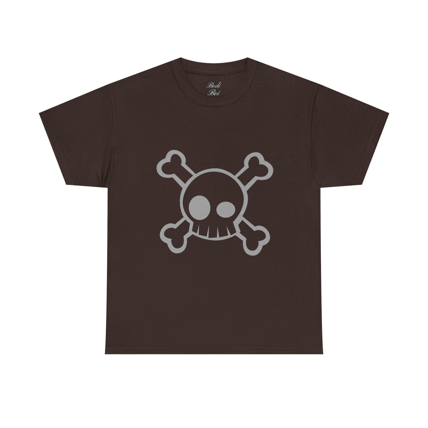 Skull & Bear Graphic Tee, Unisex Heavy Cotton Shirt for Casual Wear, Gift for Birthdays, Halloween, Gothic Tee, Cool Tee, Bear Lover Gift,