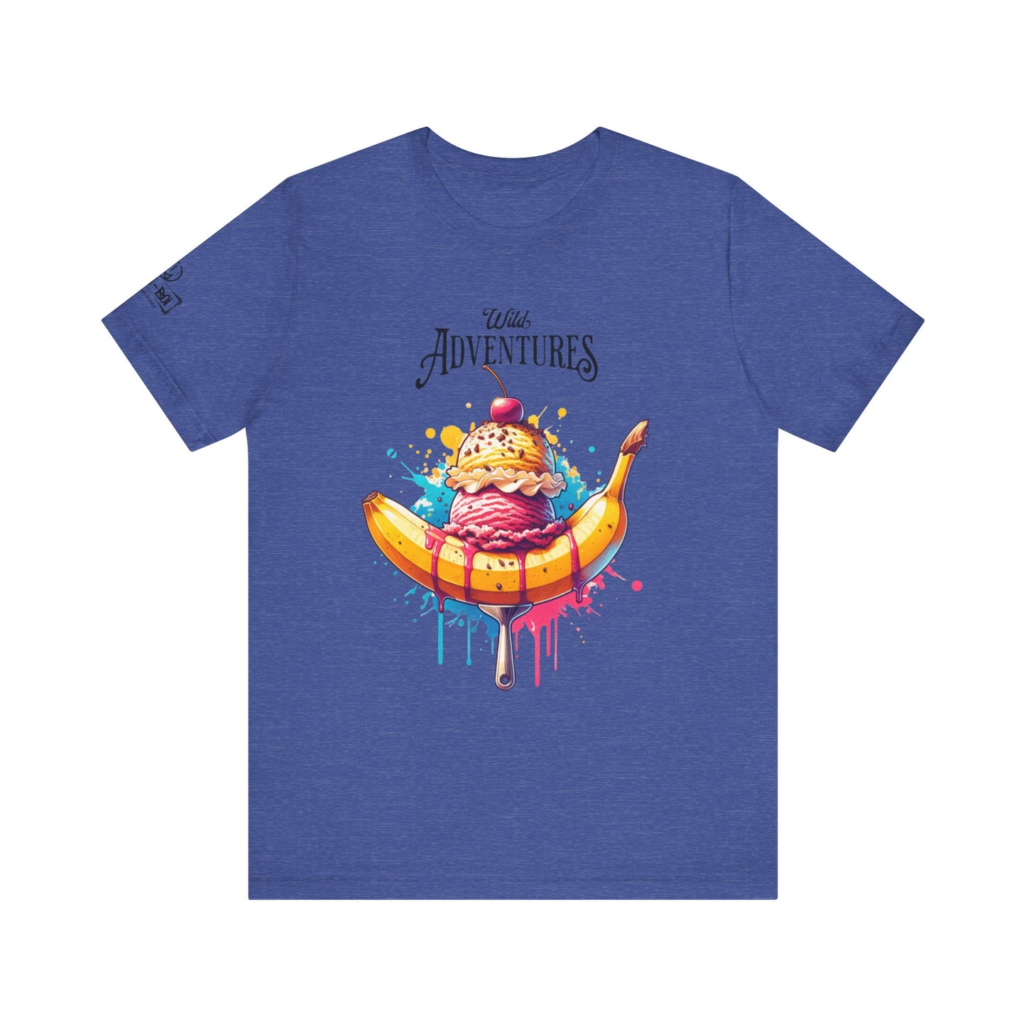 Fun Adventure Banana Split Tee, Ice Cream Lovers T-Shirt, Summer Vibes Shirt, Foodie Gift, Casual Unisex Tee