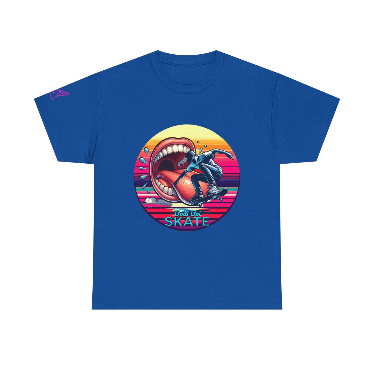 Retro Skate Graphic Tee, Fun Streetwear, Unisex Cotton Shirt for Skaters, Gift for Skate Lovers, Men's and Women's Tee