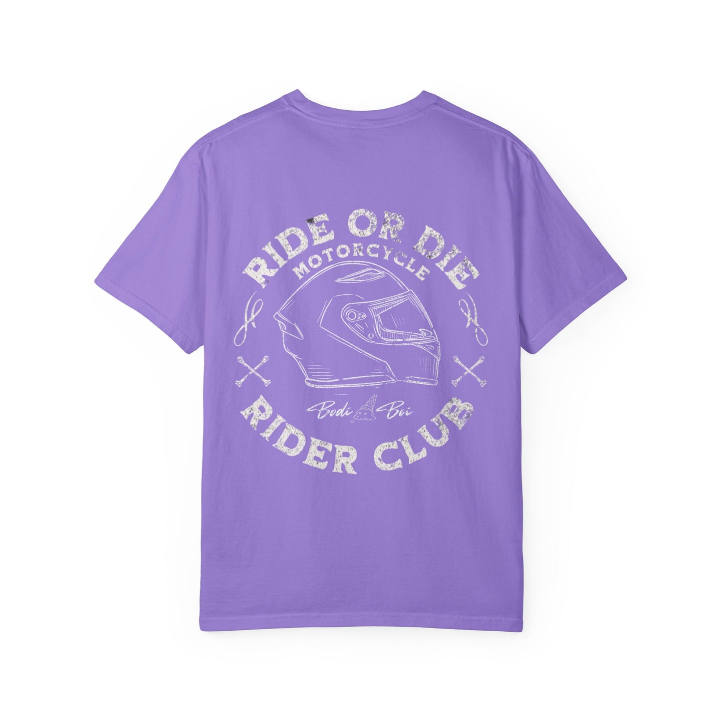 Motorcycle Club T-Shirt | Unisex Garment-Dyed Tee | Cool Rider Style, Casual Wear, Gift for Biker Enthusiasts, Men & Women