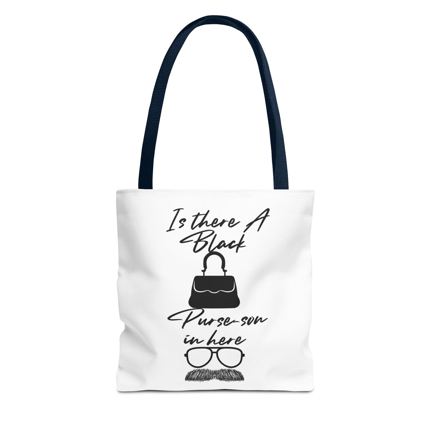 Black Purse-son Tote Bag, Funny Tote for Men and Women, Gift for Friends, Casual Bag, Shopping Tote, Perfect for Birthdays and Celebrations