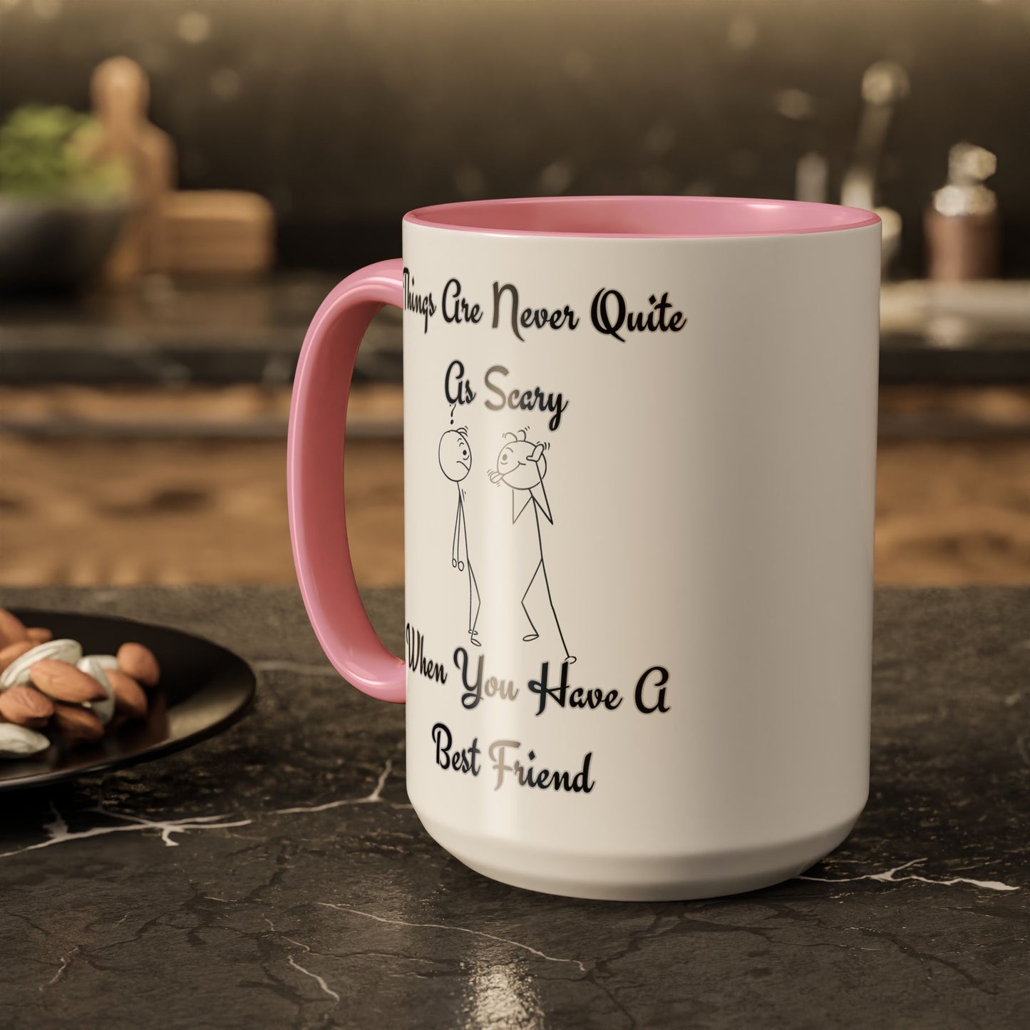 Best Friend Quote Mug, Friendship Gift, Coffee Cup, Motivational Mug, Funny Present for Friends