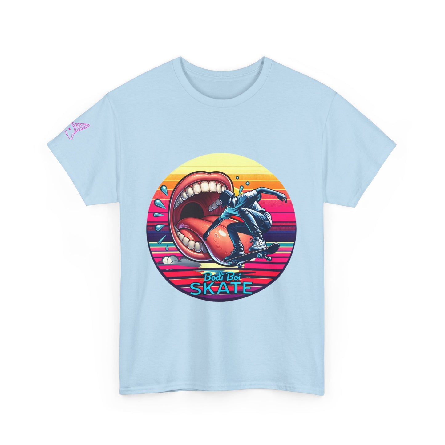 Retro Skate Graphic Tee, Fun Streetwear, Unisex Cotton Shirt for Skaters, Gift for Skate Lovers, Men's and Women's Tee
