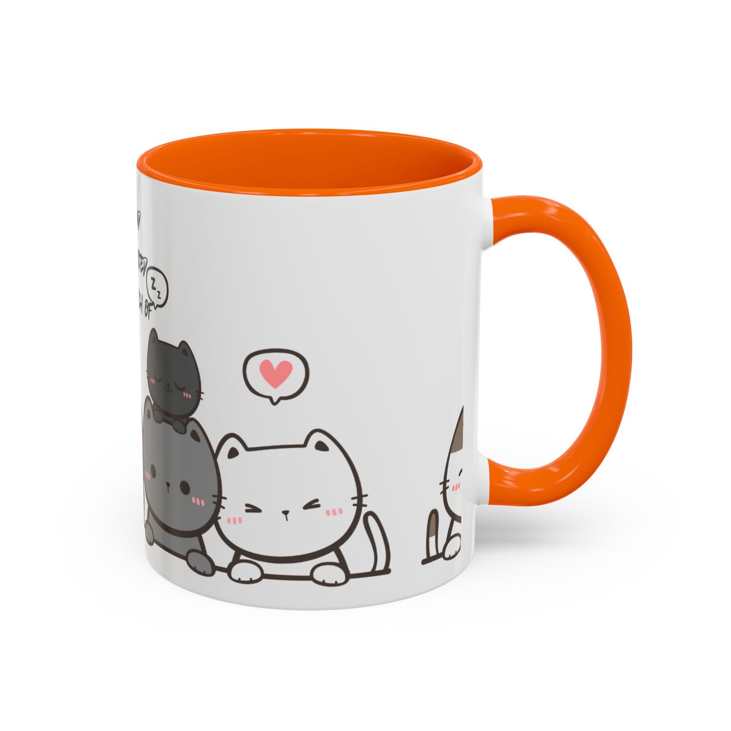 Cute Cat Quote Coffee Mug, Cat Lover Gift, Fun Kitchen Decor, Office Mug, Gift for Cat Moms, Whimsical Cat Theme