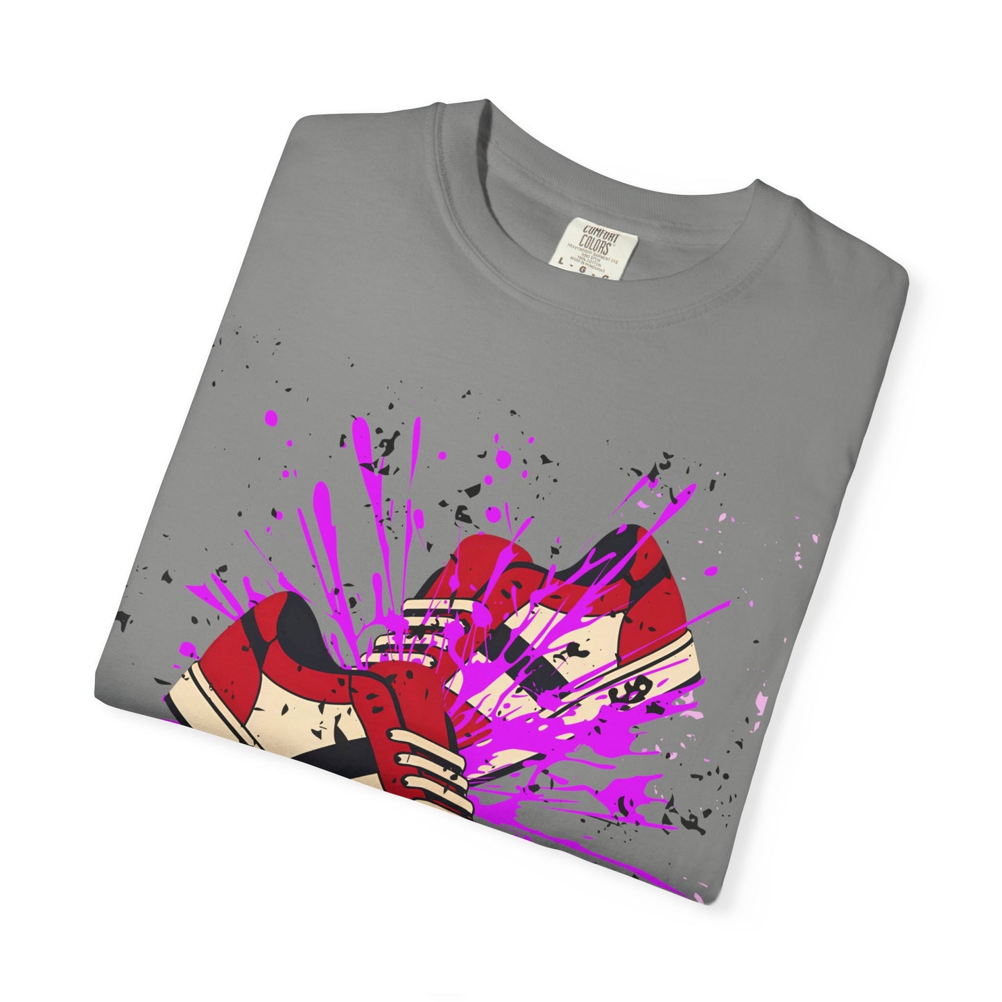 Sneaker Splash Unisex T-Shirt | Vibrant Graphic Tee | Streetwear Style | Perfect for Gift Giving | Hip-Hop Fashion | Casual Wear