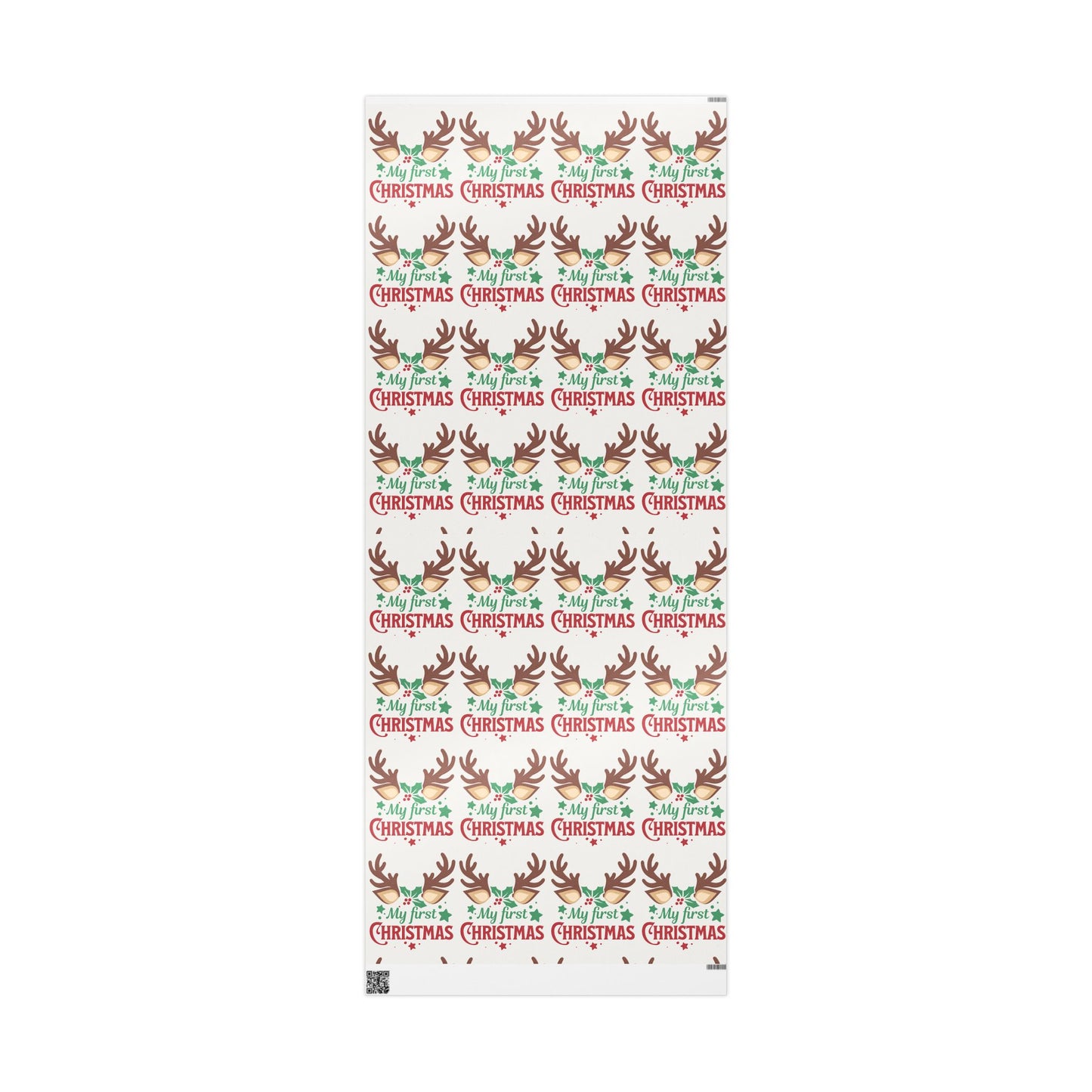 First xmas, Christmas Wrapping, Eco-Friendly Gift Wrap, Seasonal Paper, Unique Gift Packaging