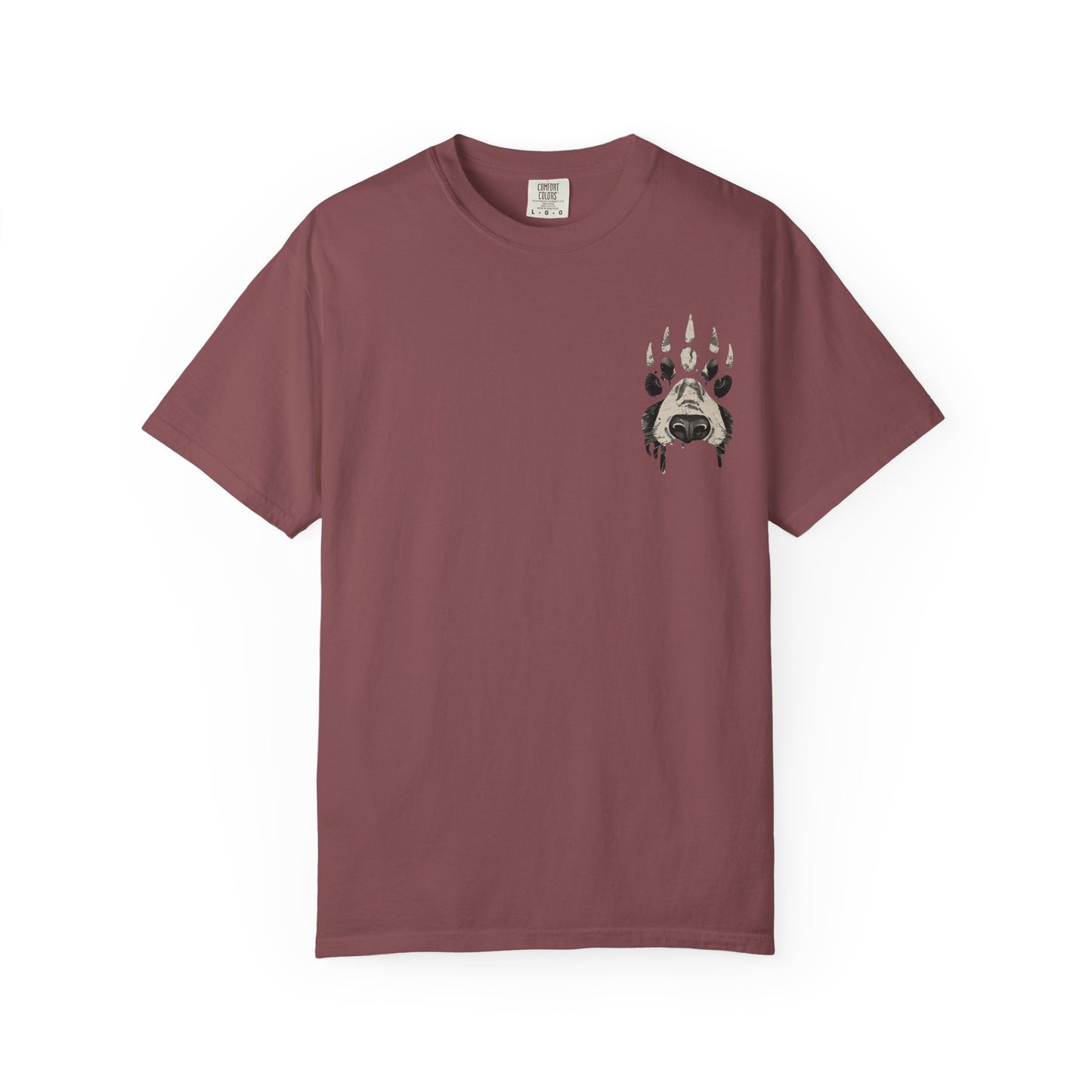 Bear Paw bodi boi Graphic T-Shirt, Unisex Nature Tee, Wildlife Lover Gift, Camping Apparel, Outdoor Adventure Shirt