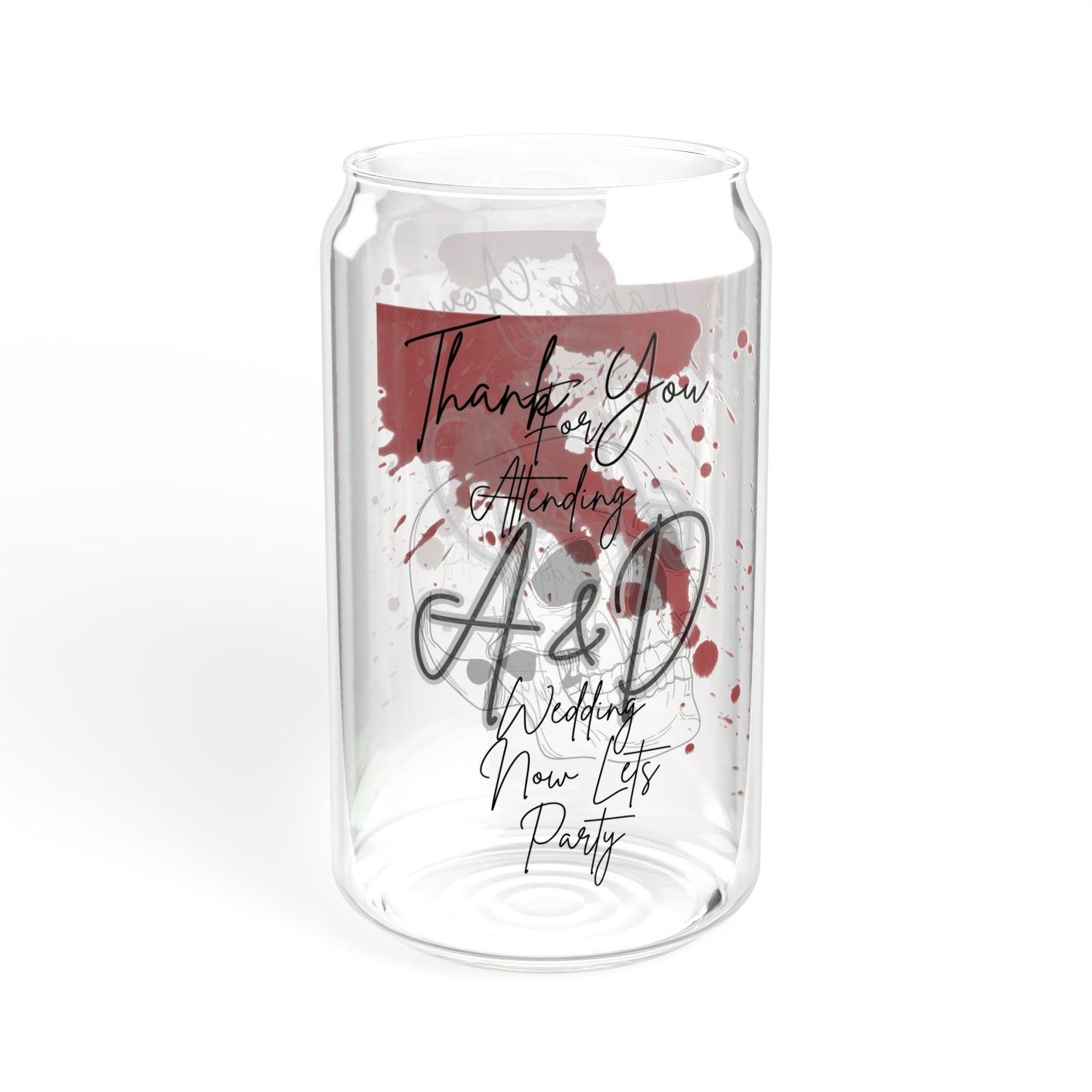 Elegant Sipper Glass, 16oz | Perfect for Parties, Gifts, Home Decor, Unique Drinkware, Thank You Favors