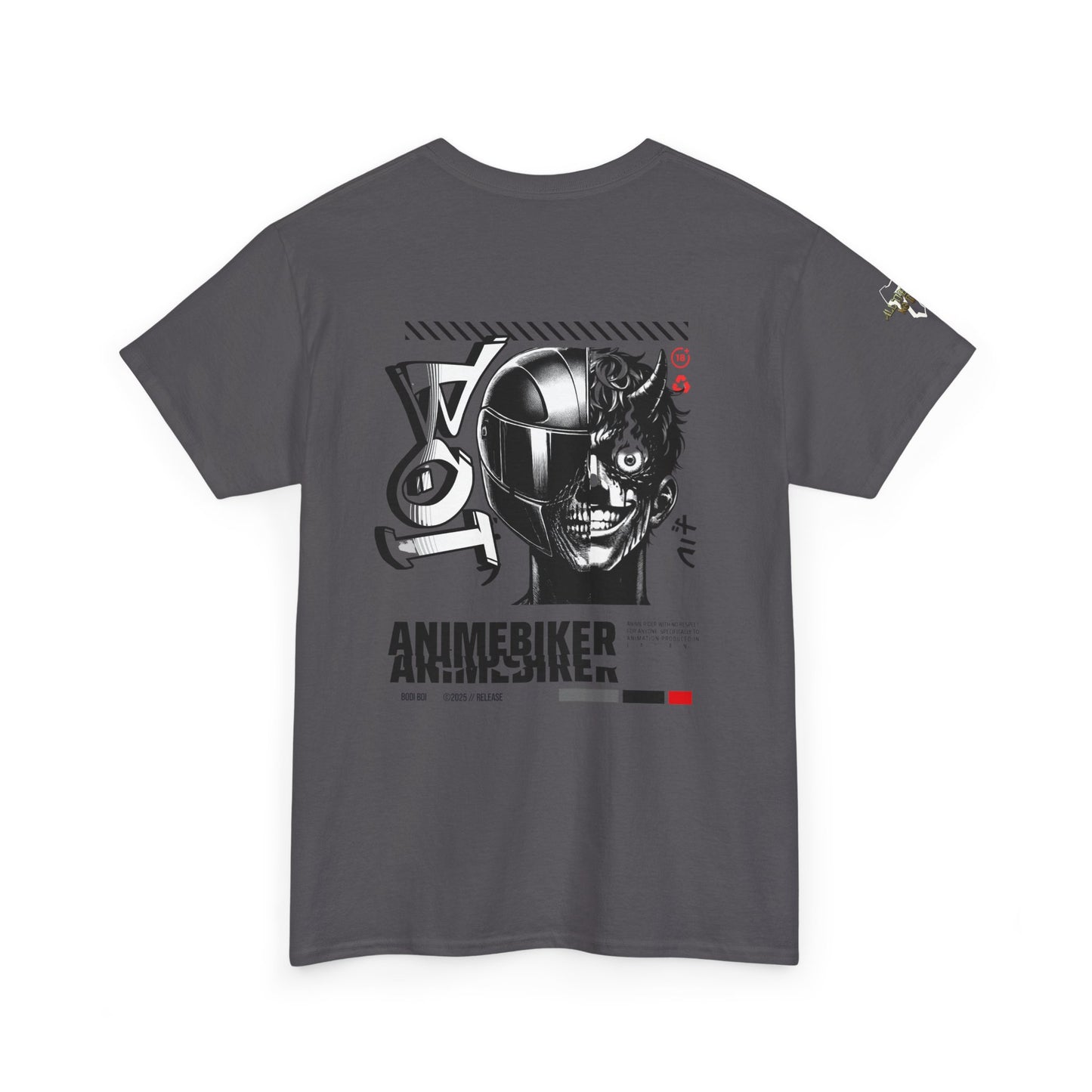 Anime-Inspired Unisex Heavy Cotton Tee | Casual Streetwear | Gift for Gamers, Anime Lovers, Unique Graphic Tee, Everyday Fashion