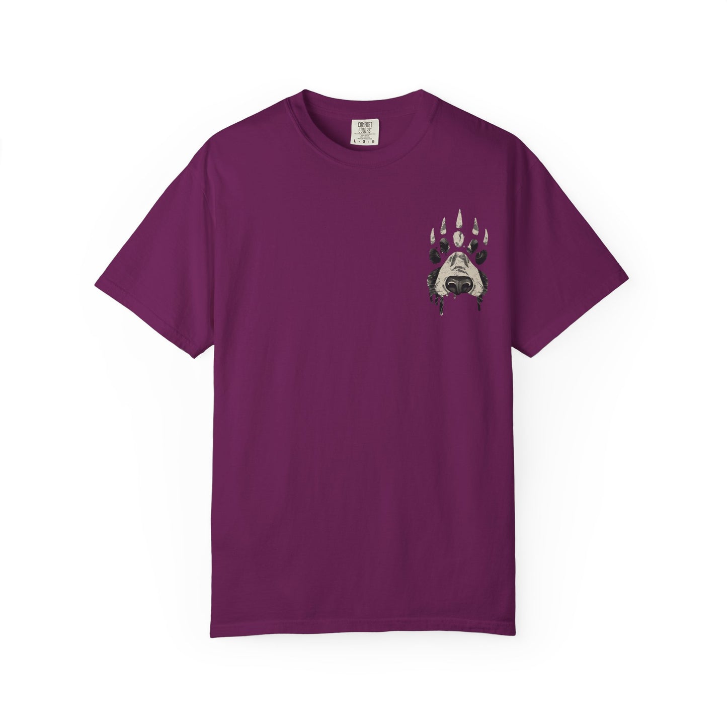 Bear Paw bodi boi Graphic T-Shirt, Unisex Nature Tee, Wildlife Lover Gift, Camping Apparel, Outdoor Adventure Shirt