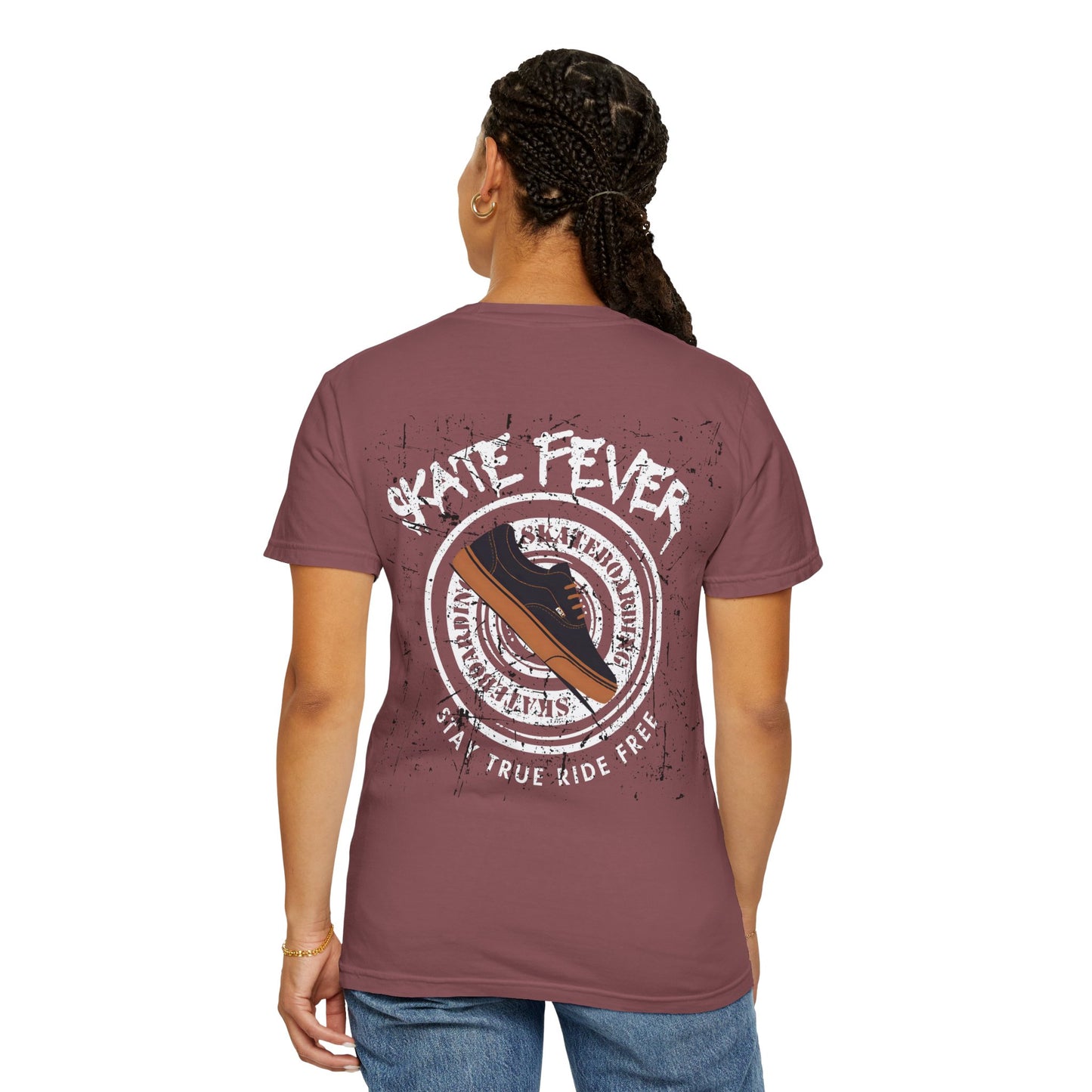 Skate Fever Unisex T-shirt - Retro Skateboarding Tee, Gift for Skaters, Streetwear, Casual Style, Birthday, Chill Vibes