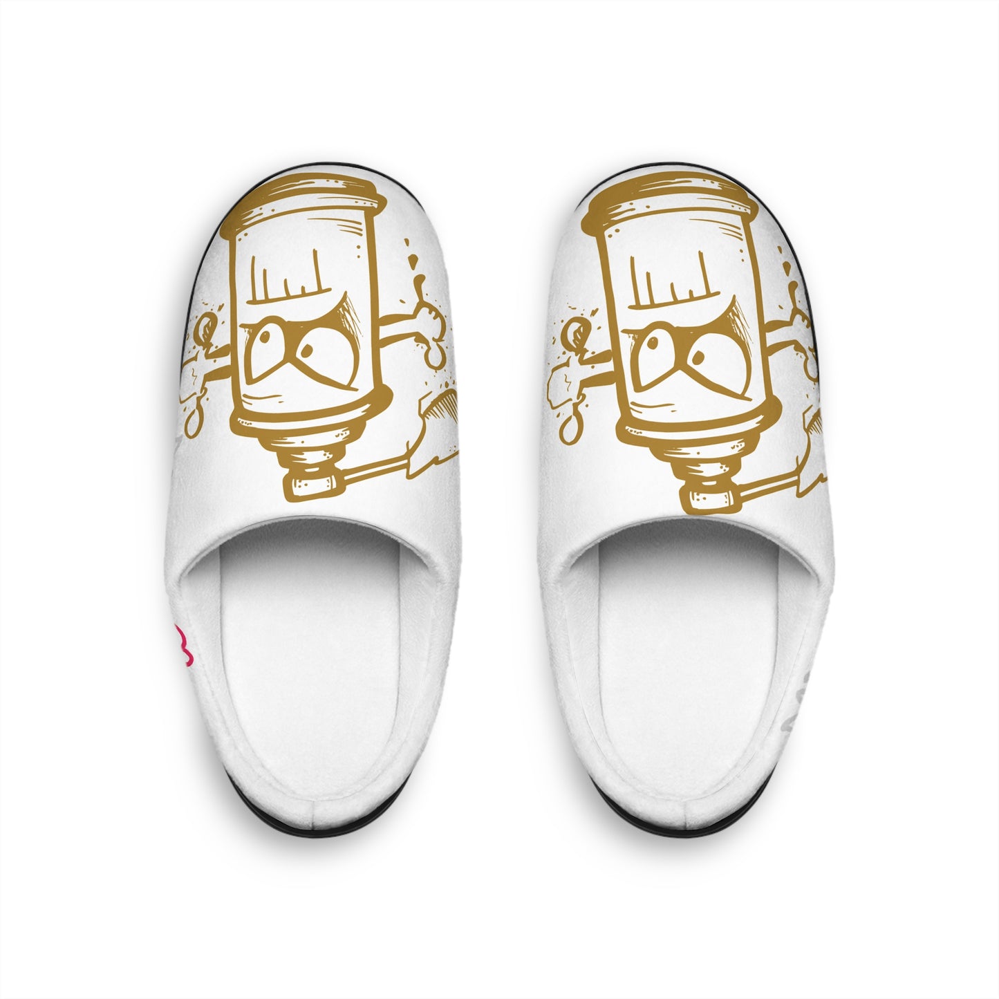 graffiti spray can Men's Indoor Slippers, Cozy House Shoes, Unique Slipper Design, Gifting for Him, Humor Gift for Holidays
