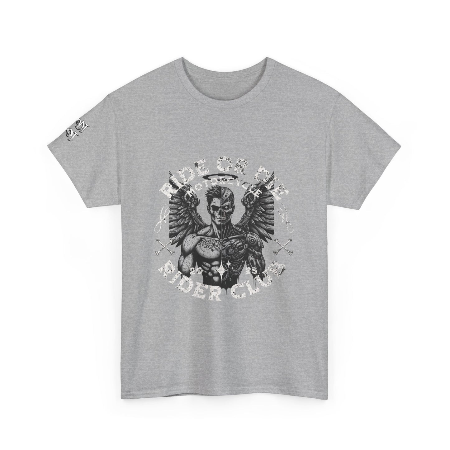 Ride or Die Motorcycle Unisex Heavy Cotton Tee, Biker Shirt, Motorcycle Club Apparel, Gift for Bikers, Casual Wear