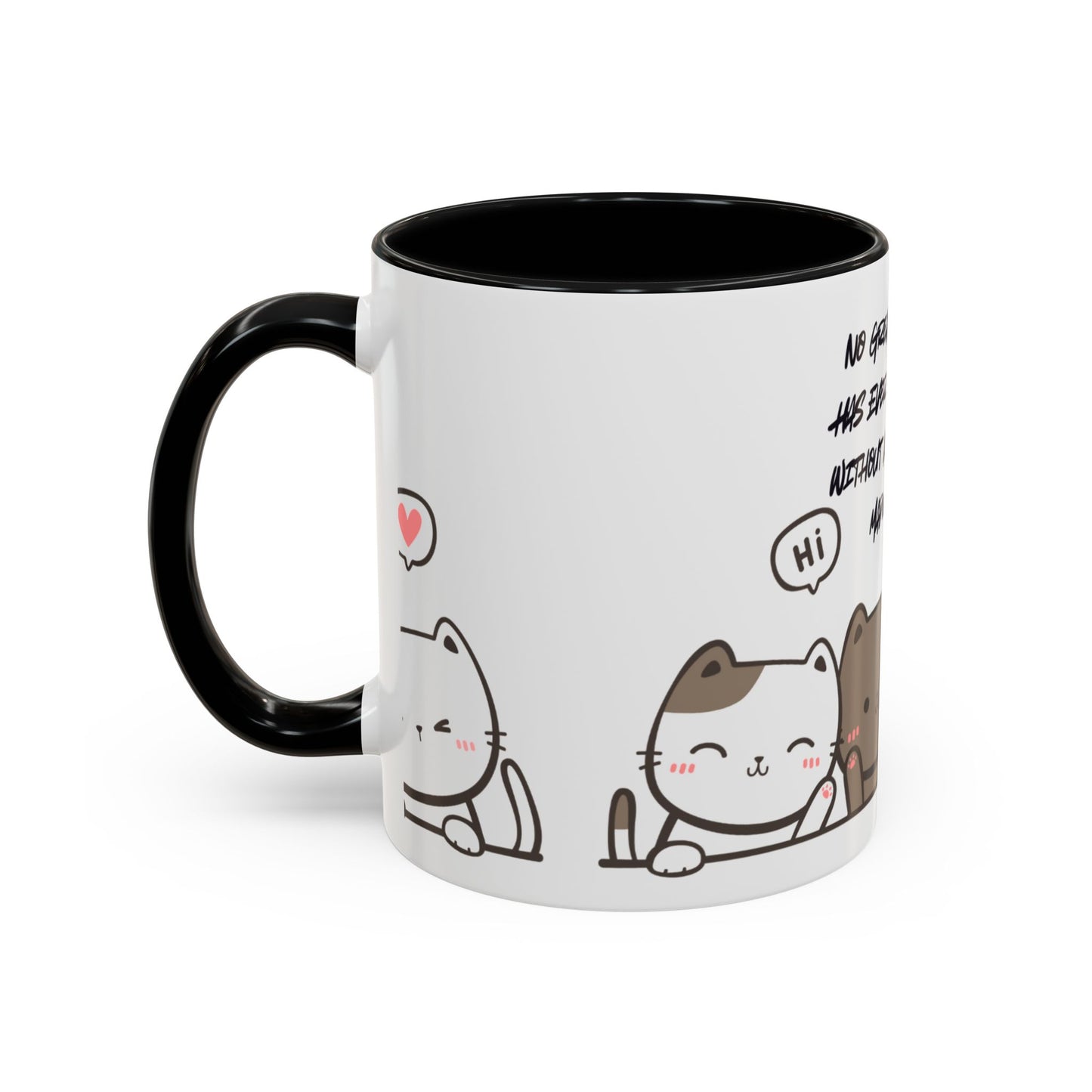 Cute Cat Quote Coffee Mug, Cat Lover Gift, Fun Kitchen Decor, Office Mug, Gift for Cat Moms, Whimsical Cat Theme