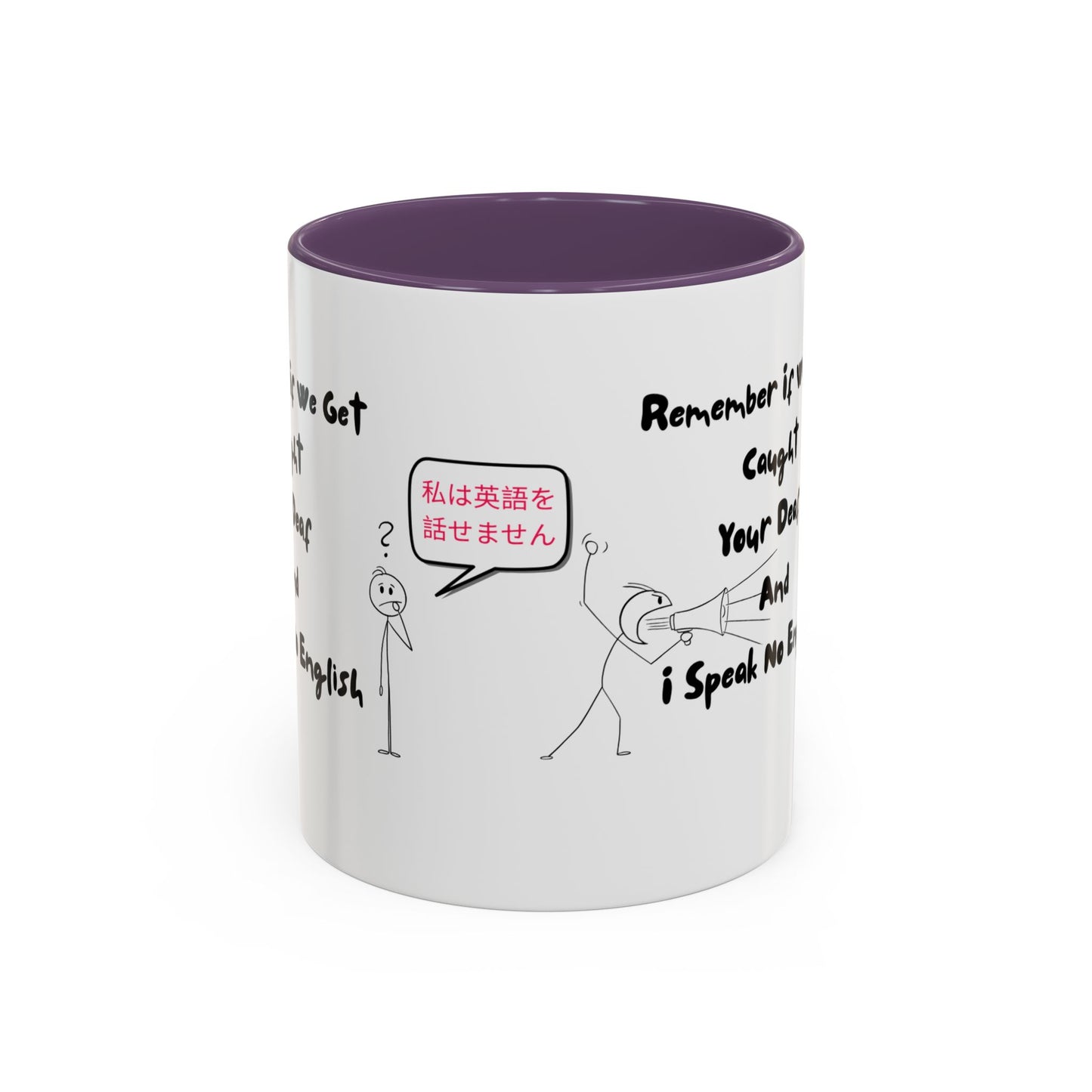 Humorous Accent Coffee Mug, Funny Gift for Language Lovers, Quirky Tea Mug, Cute Coffee Cup, Ideal for Friends, Family, or Students