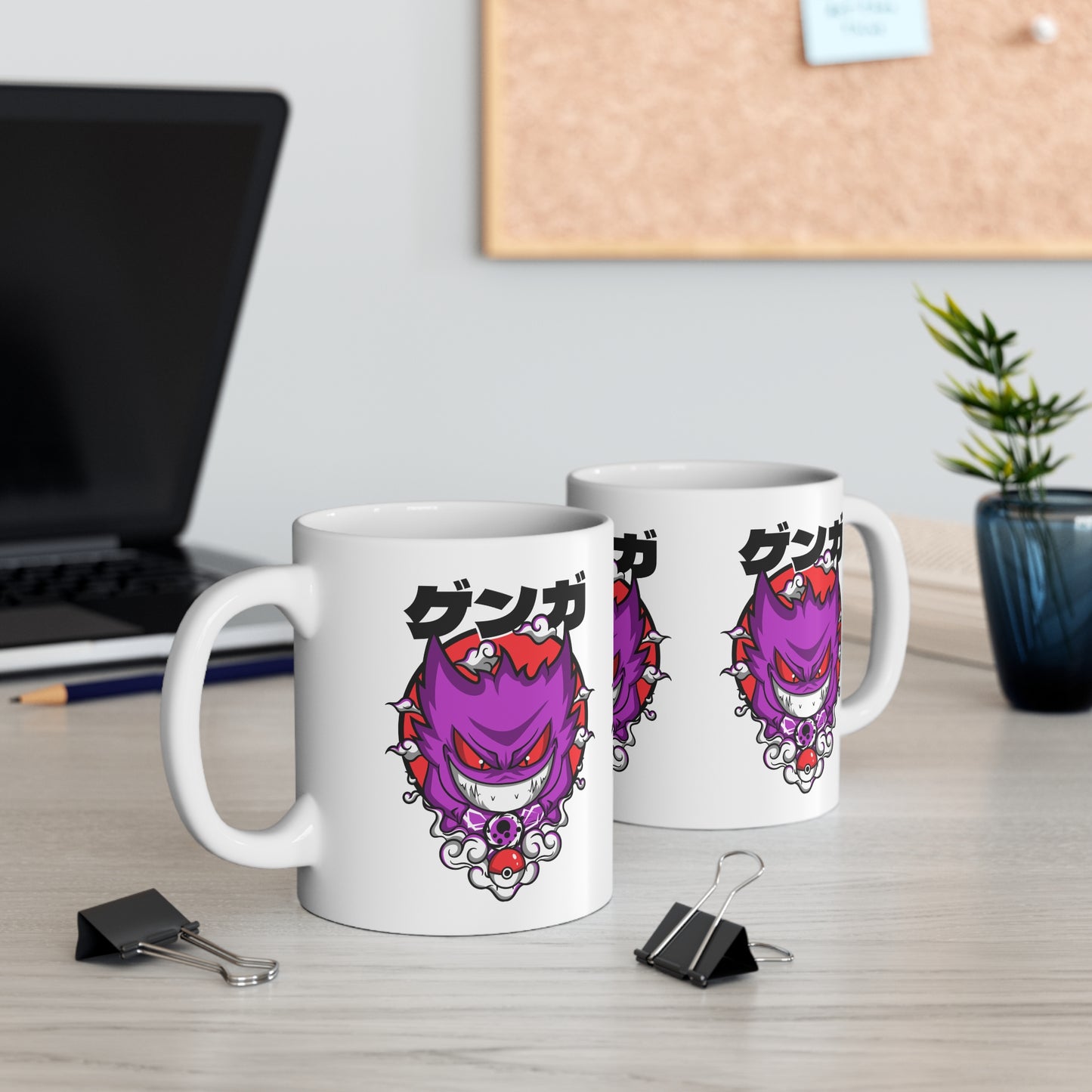 Coffee Mug - Anime Mug, Cute Gift for Gamers, Collectible Ceramic Cup, Halloween Decor, Cartoon Character Drinkware