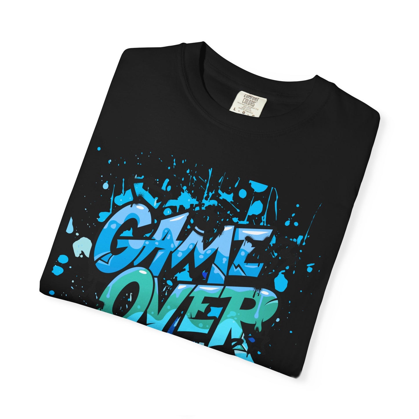Gamer Skull T-shirt, Unisex Graphic Tee, Game Over Apparel, Casual Wear, Gift for Gamers, Streetwear, Cool Graphic Shirt