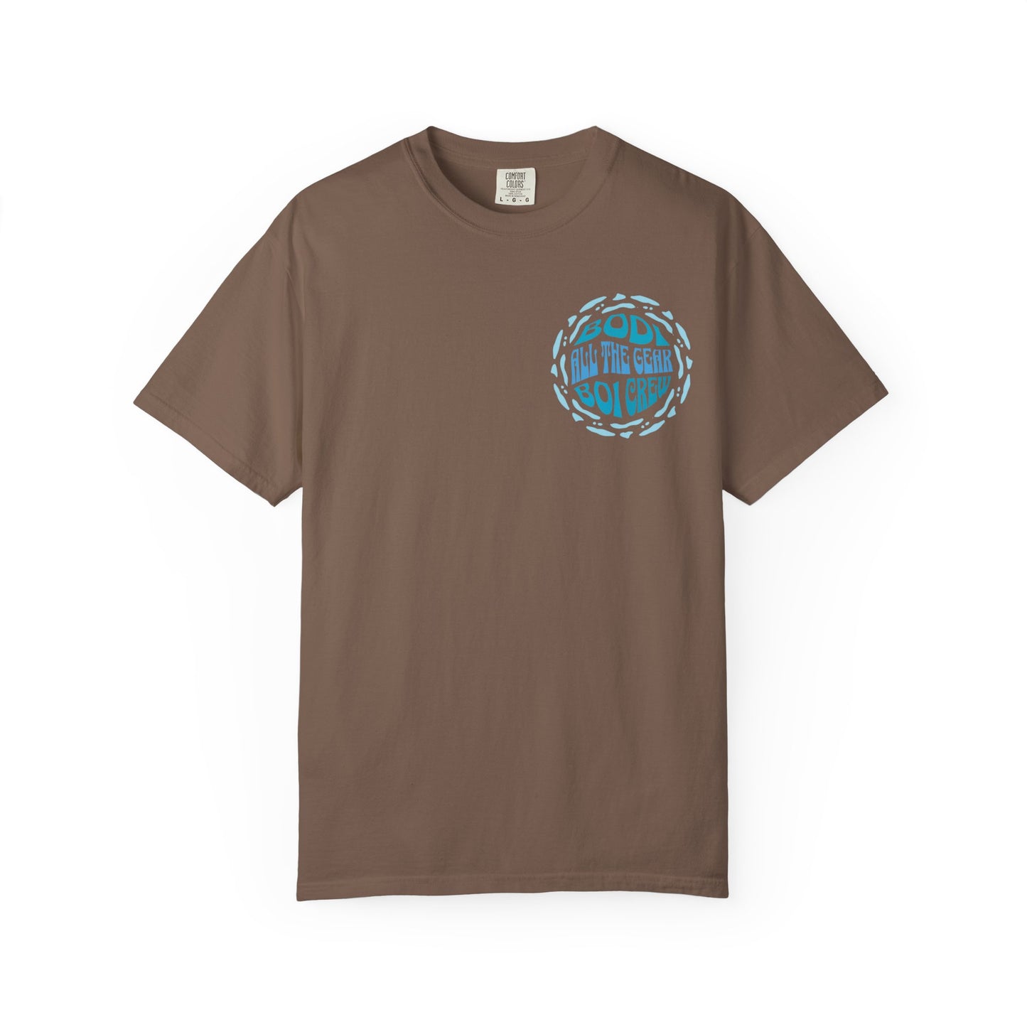 Bodi Gear Crew T-Shirt | Unisex Casual Graphic Tee for Outdoor Adventures, Gift for Him, Retro Style, Summer Vibe, Relaxed Fit