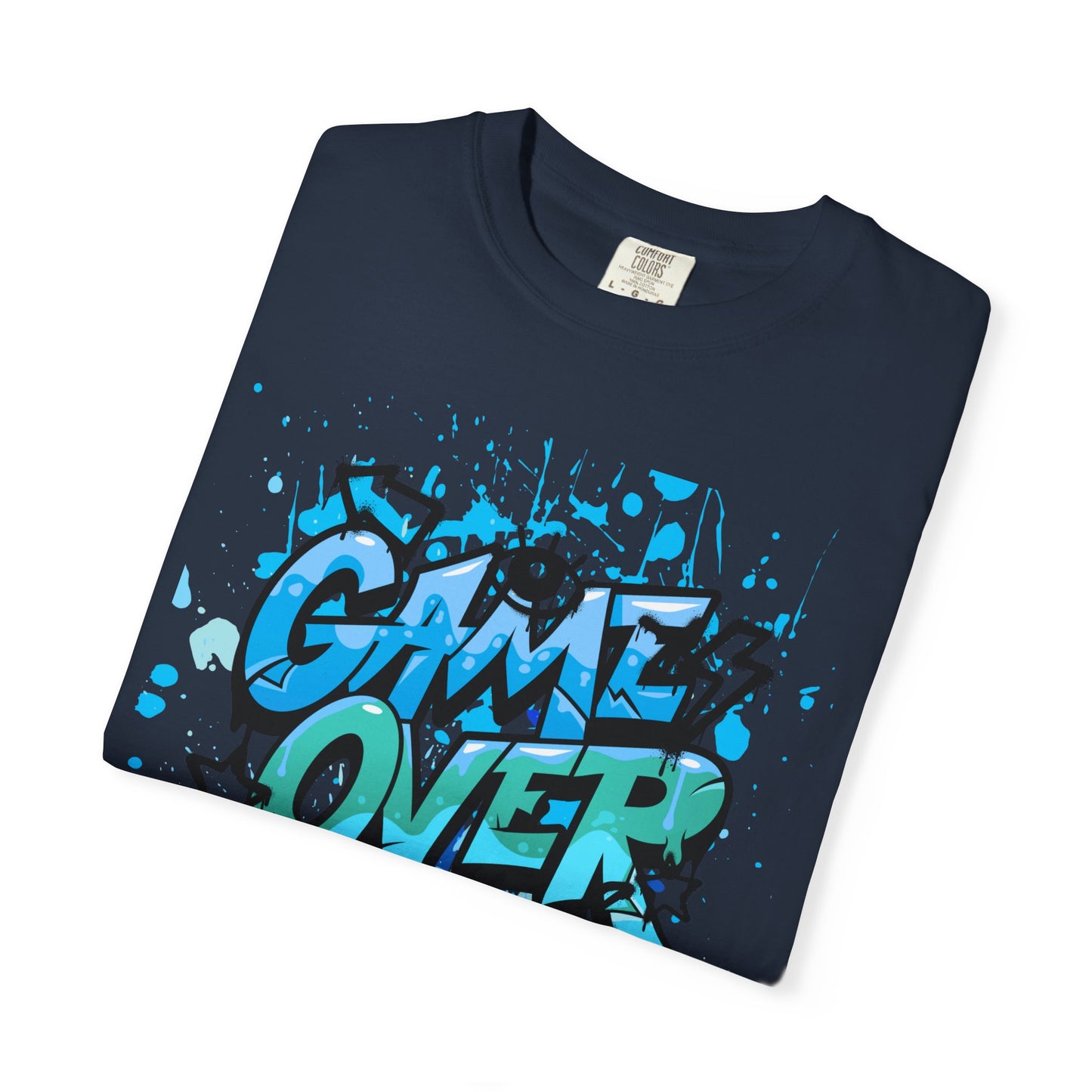 Gamer Skull T-shirt, Unisex Graphic Tee, Game Over Apparel, Casual Wear, Gift for Gamers, Streetwear, Cool Graphic Shirt