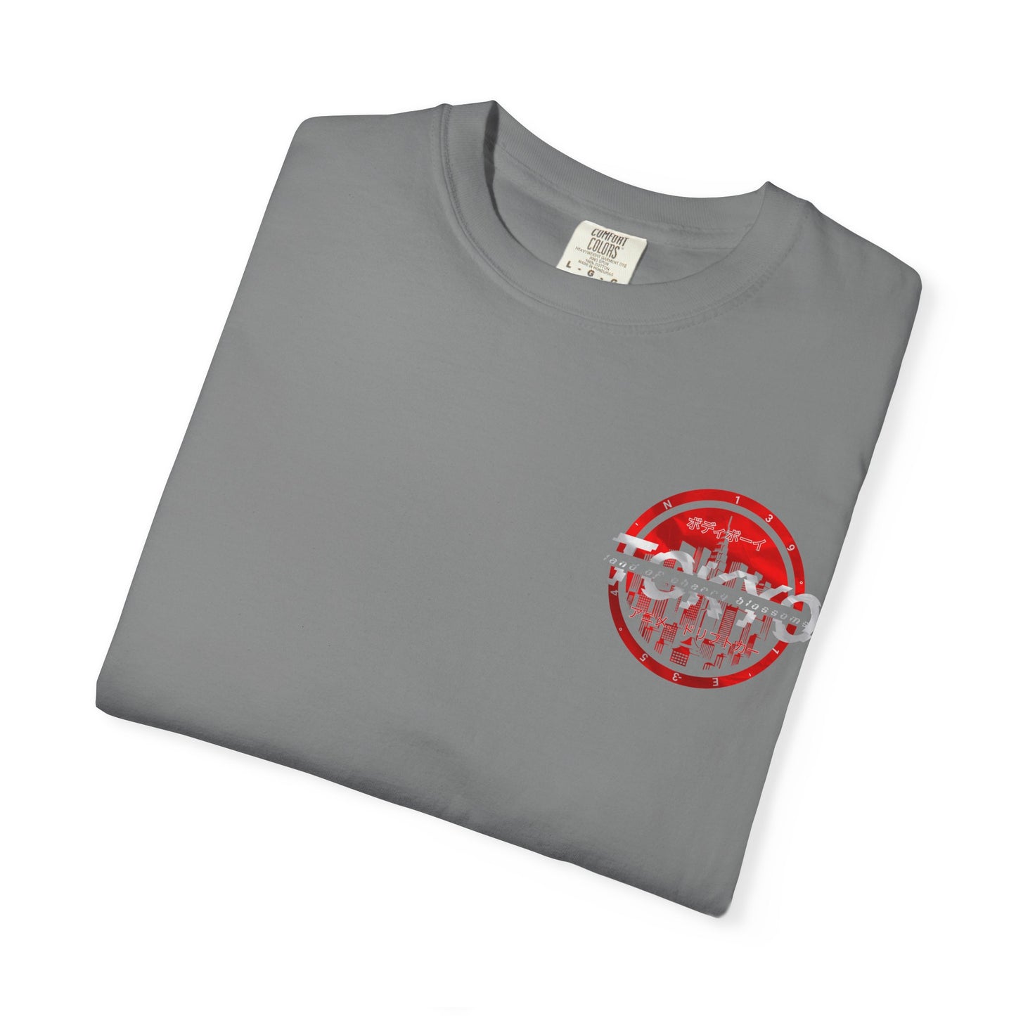 Bodi boi Garment-Dyed T-Shirt, Trendy Streetwear Tee, Travel Souvenir Shirt, Casual Wear, Gift for Tokyo Lovers