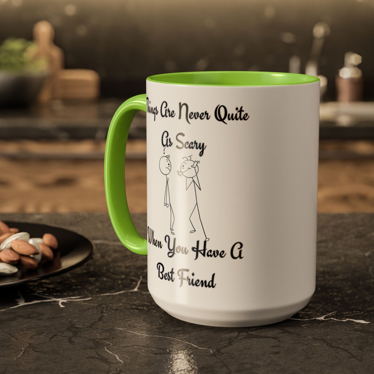 Best Friend Quote Mug, Friendship Gift, Coffee Cup, Motivational Mug, Funny Present for Friends