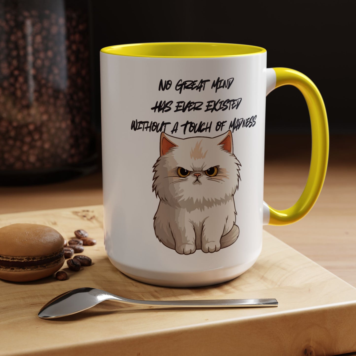 Funny Cat Quote Coffee Mug | Gift for Cat Lovers | Unique Tea Cup | Pet Owner Present | Cute Kitchen Decor | Humorous Mug