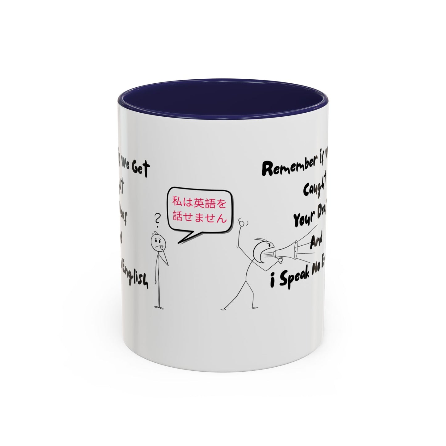 Humorous Accent Coffee Mug, Funny Gift for Language Lovers, Quirky Tea Mug, Cute Coffee Cup, Ideal for Friends, Family, or Students