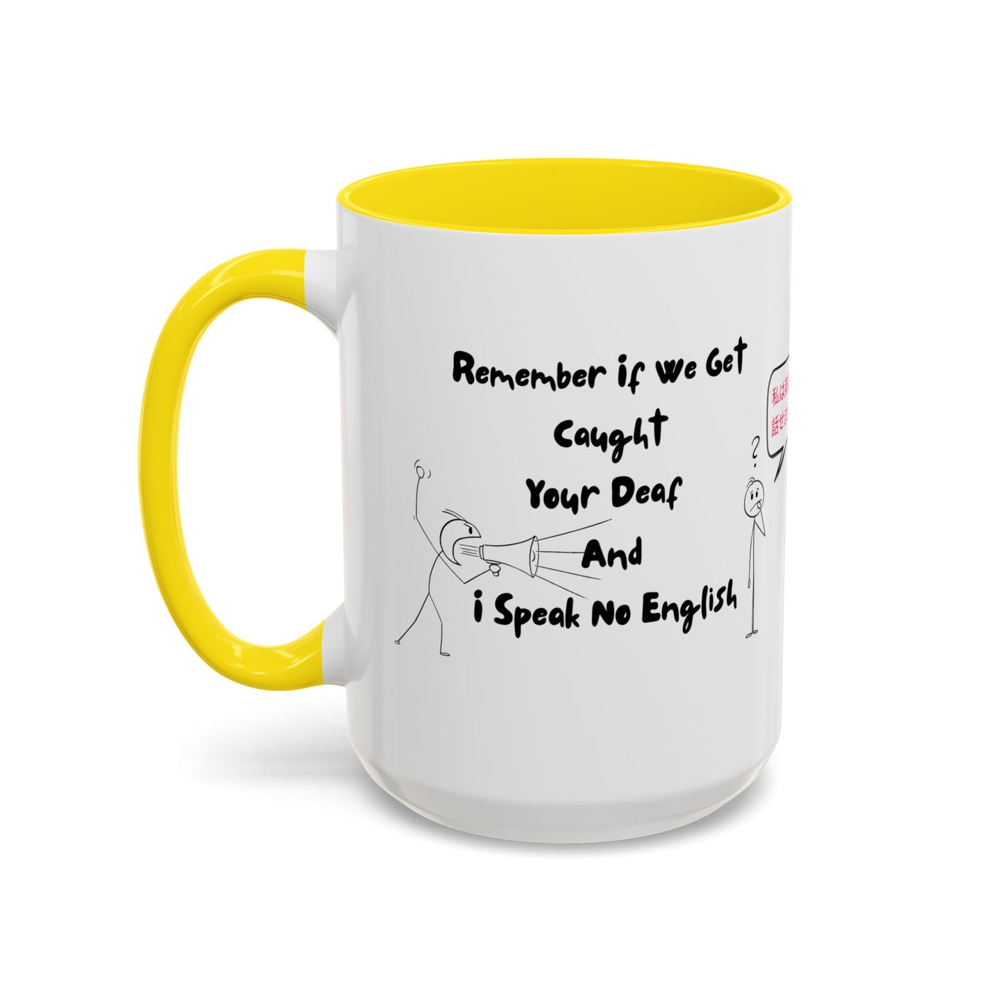 Humorous Accent Coffee Mug, Funny Gift for Language Lovers, Quirky Tea Mug, Cute Coffee Cup, Ideal for Friends, Family, or Students