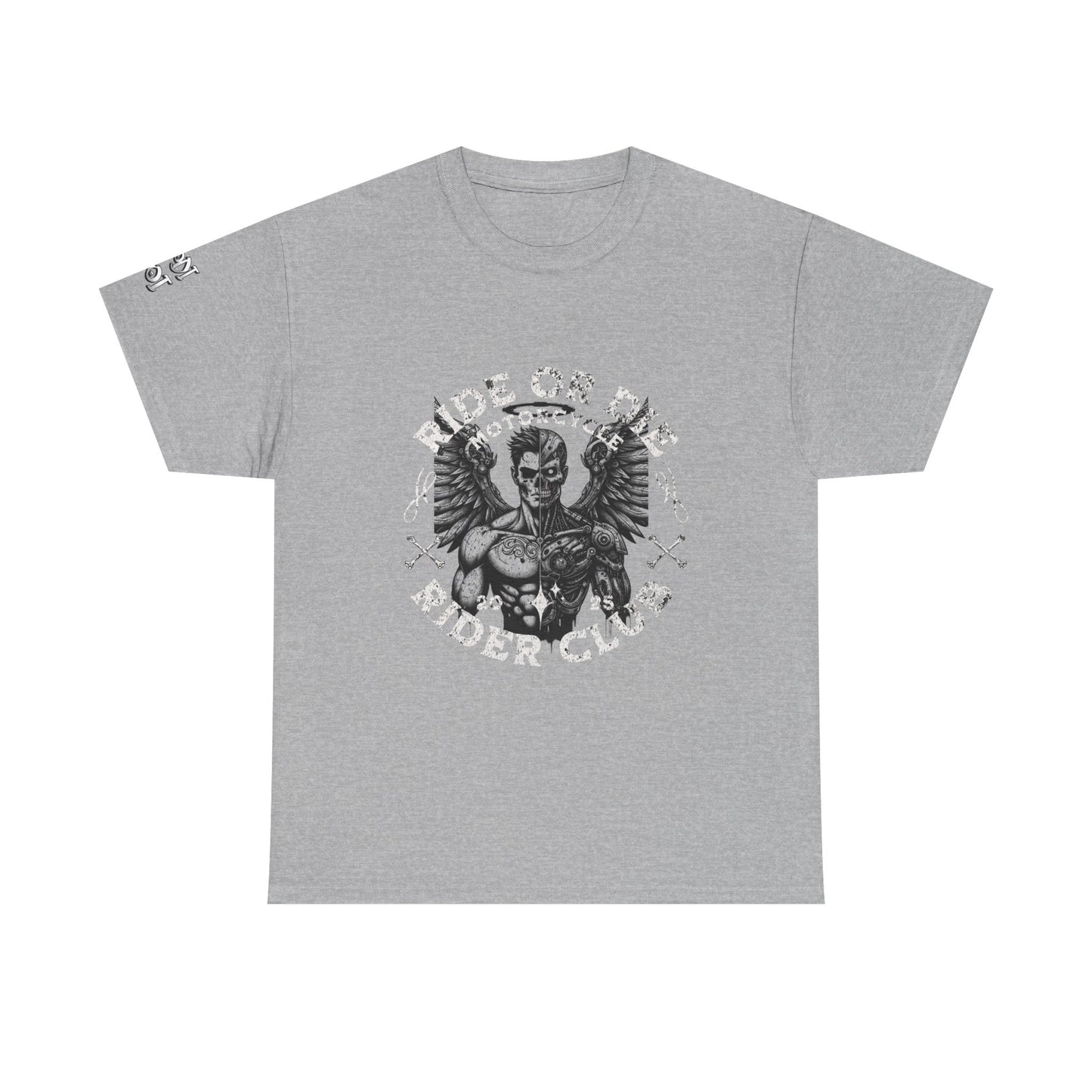 Ride or Die Motorcycle Unisex Heavy Cotton Tee, Biker Shirt, Motorcycle Club Apparel, Gift for Bikers, Casual Wear
