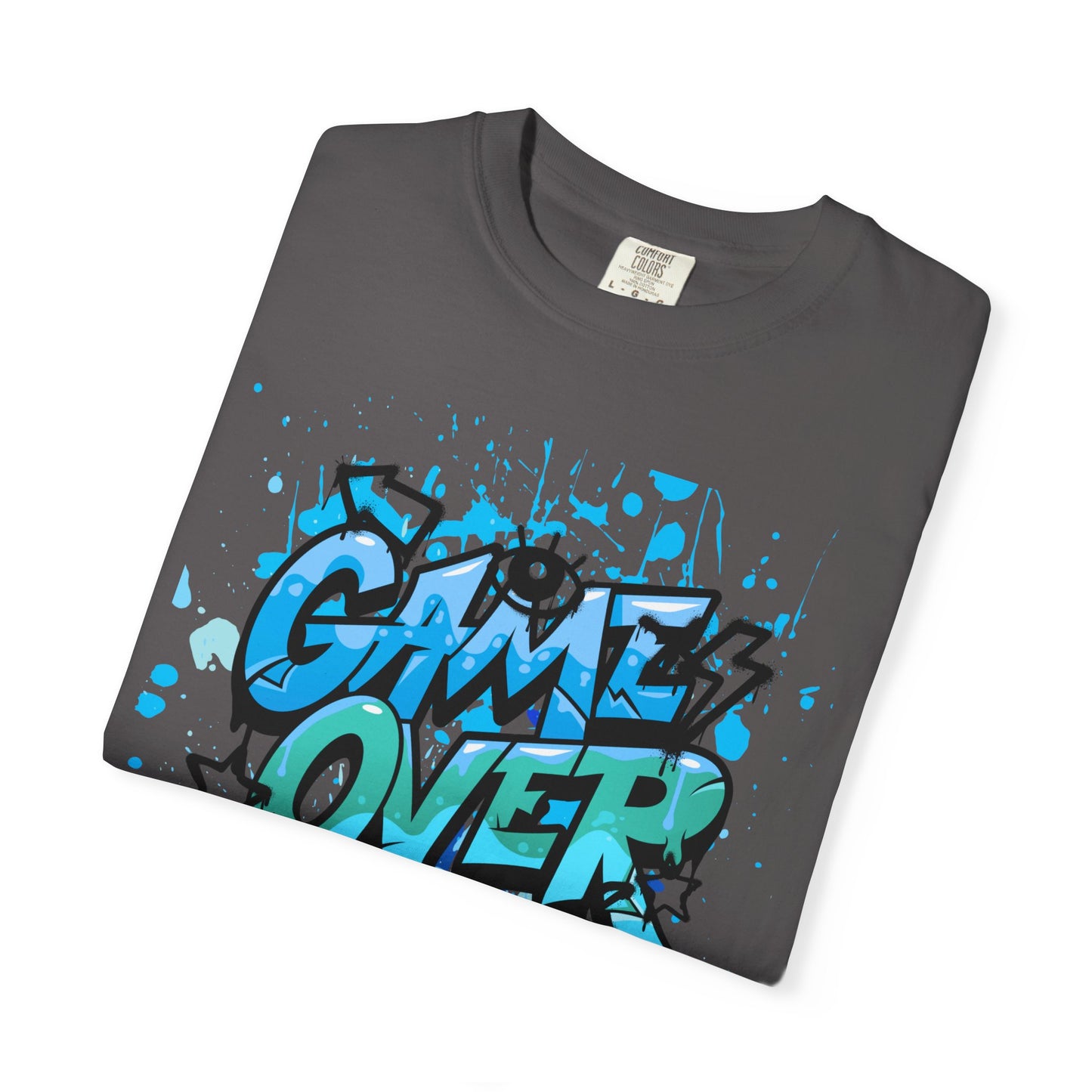 Gamer Skull T-shirt, Unisex Graphic Tee, Game Over Apparel, Casual Wear, Gift for Gamers, Streetwear, Cool Graphic Shirt